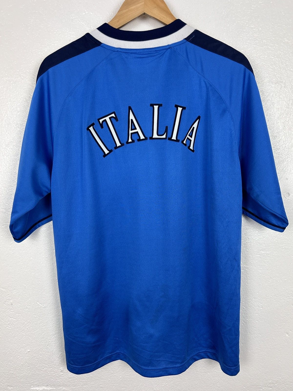 Puma Early 00s Vintage Puma Italy Soccer Training Jersey Blue Size US XL / EU 56 / 4 - 6 Thumbnail