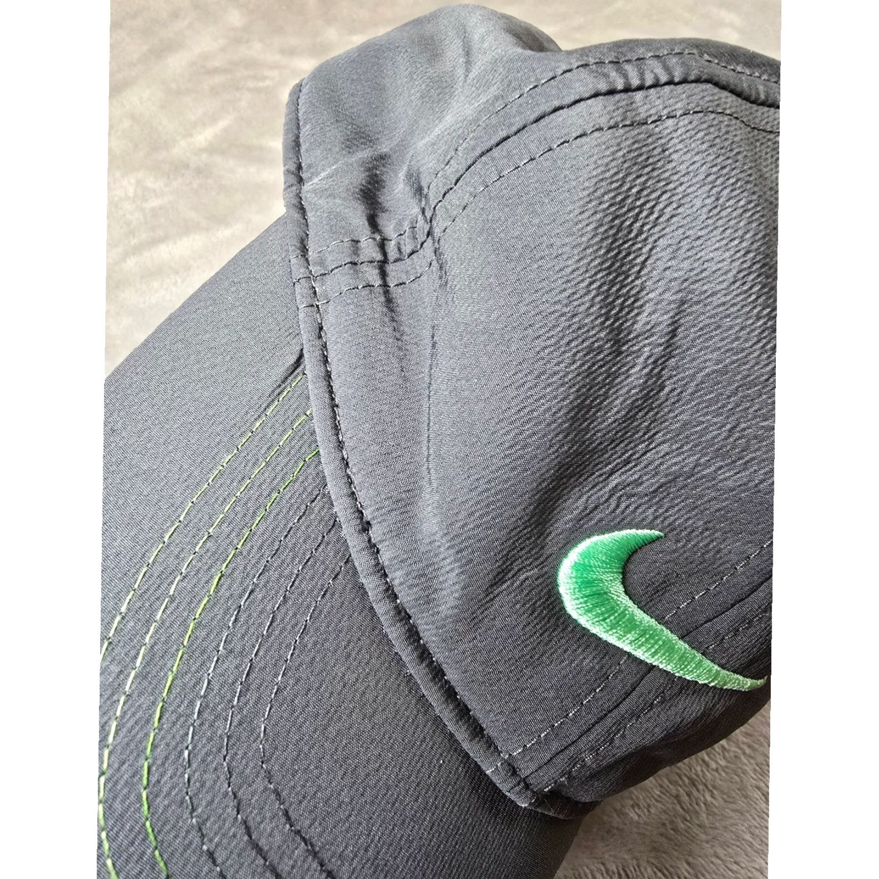 Nike Nike Golf Hat Cap Gray Swoosh Logo Lightweight Snapback Baseball Cap Mens Adjustable One Size Sportswear Casual/Casual Sport Size ONE SIZE - 4 Thumbnail