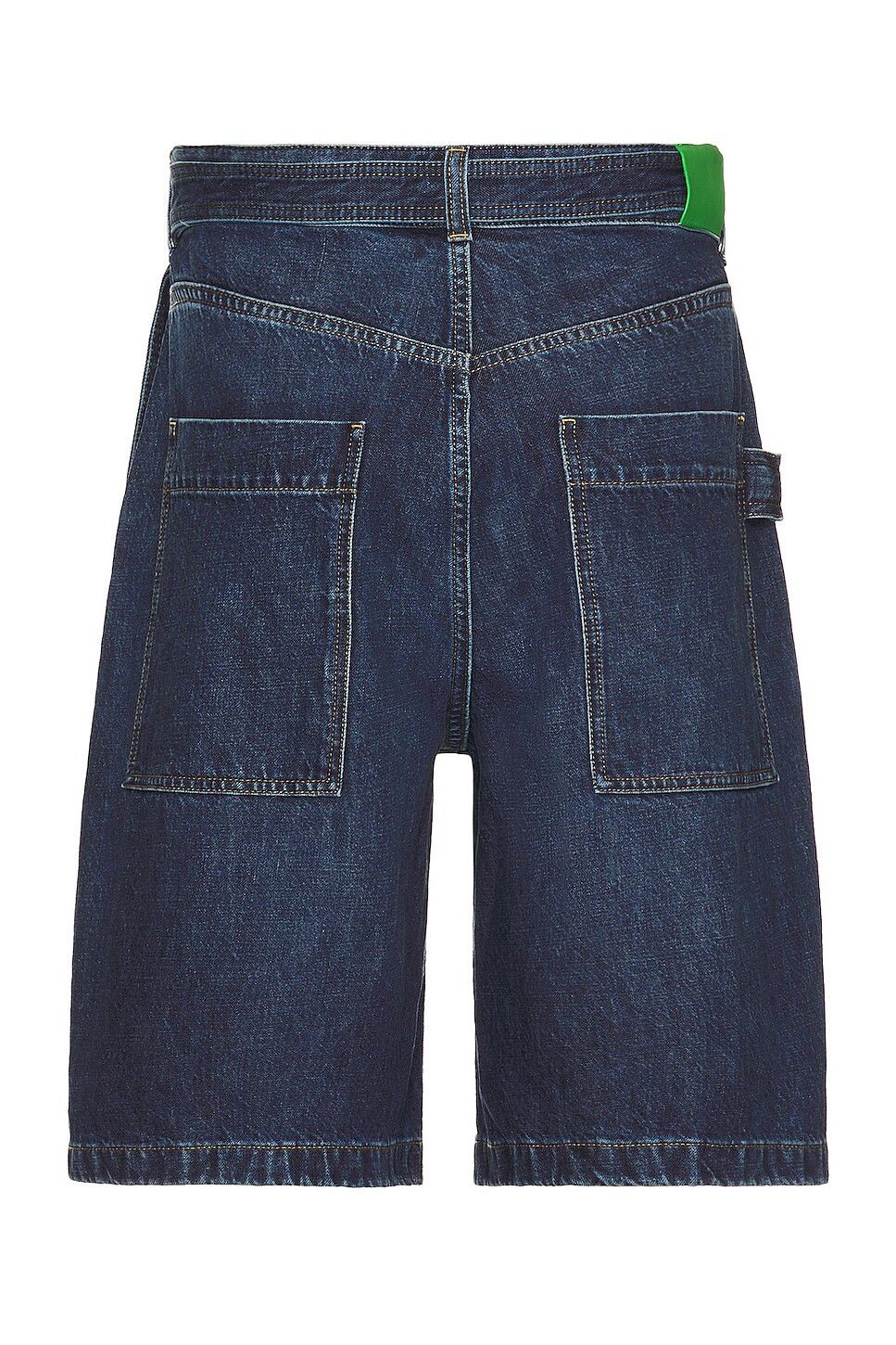 Bottega Veneta o1n1vont1225 Belted Denim Shorts in Blue Size US 30 / EU 46 - 2 Thumbnail