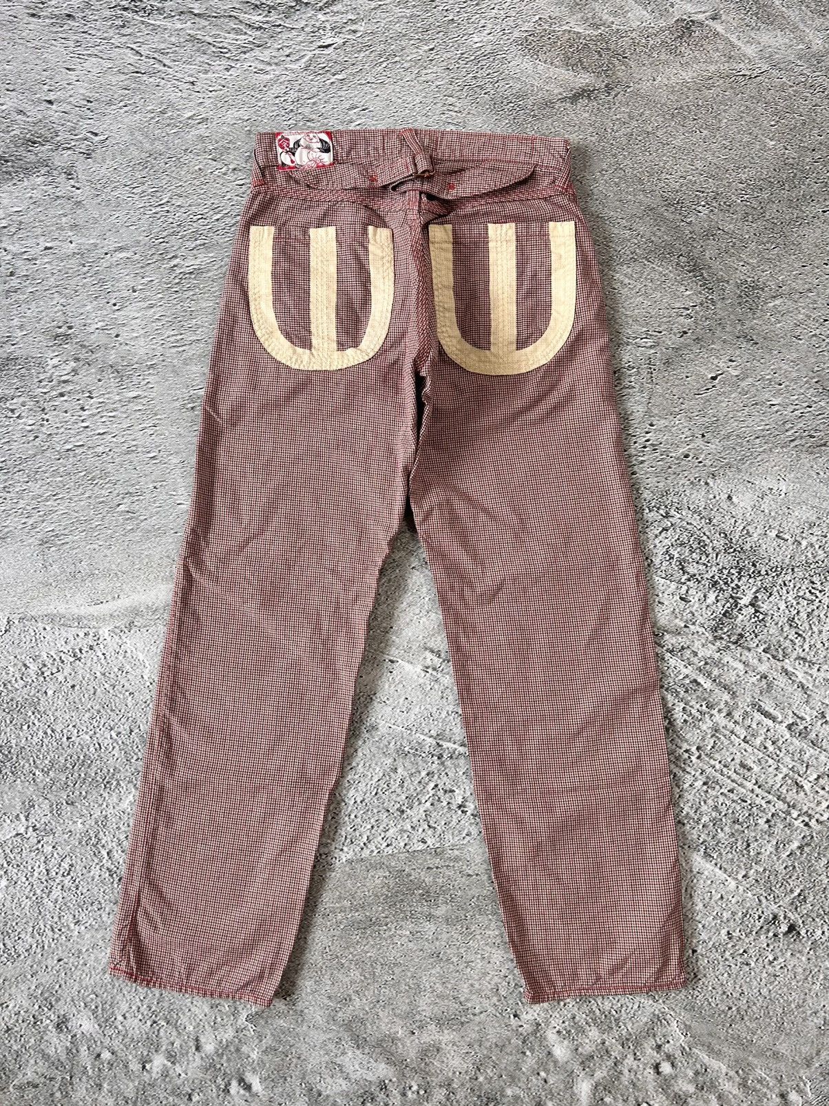 Evisu × Japanese Brand × Vintage Evisu Yamane jeans vintage red casual pants Size US 30 / EU 46 - 1 Thumbnail