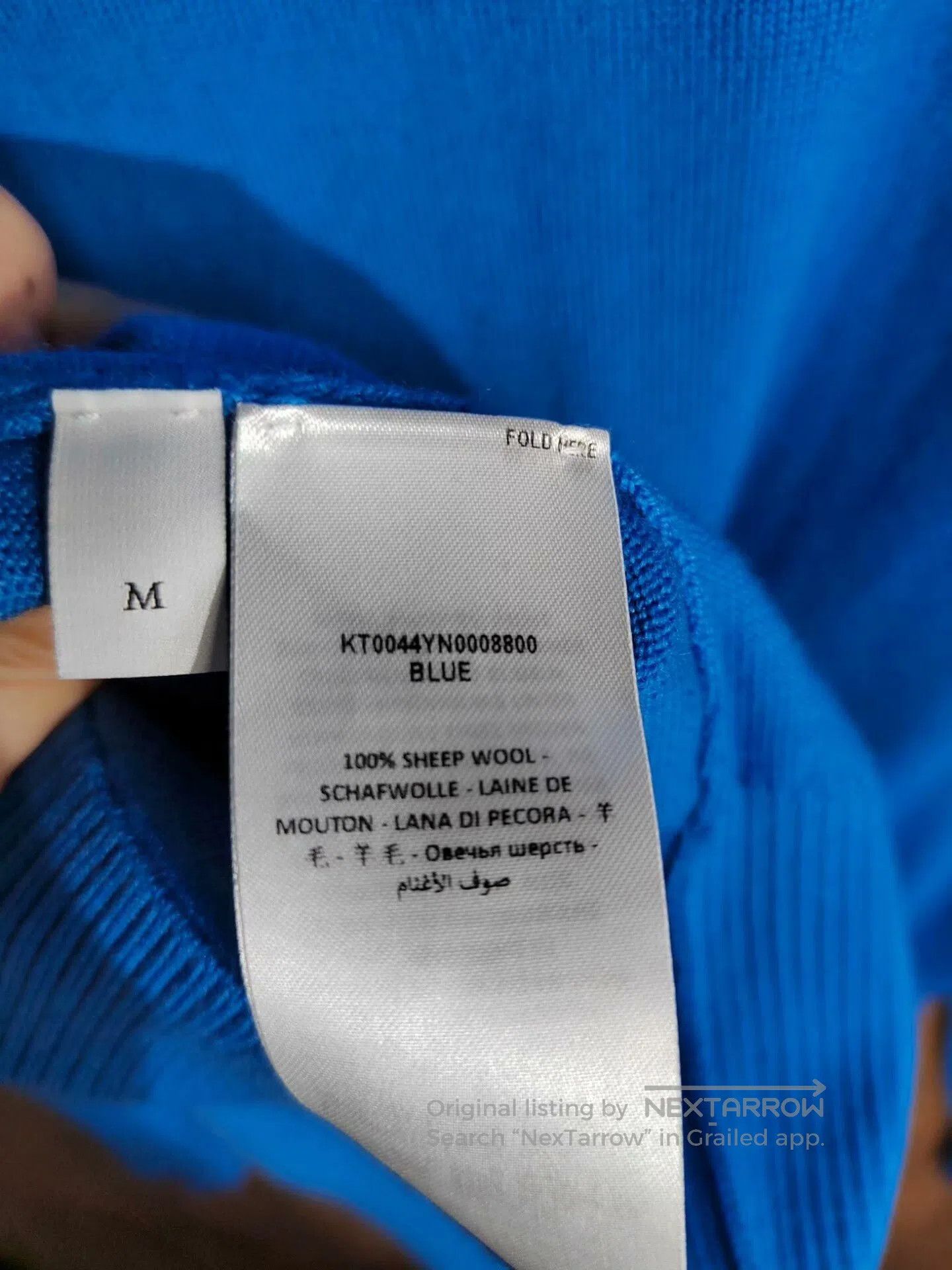 JW Anderson JW Anderson Blue Knit Turtleneck Sweater. Size US M / EU 48-50 / 2 - 5 Thumbnail