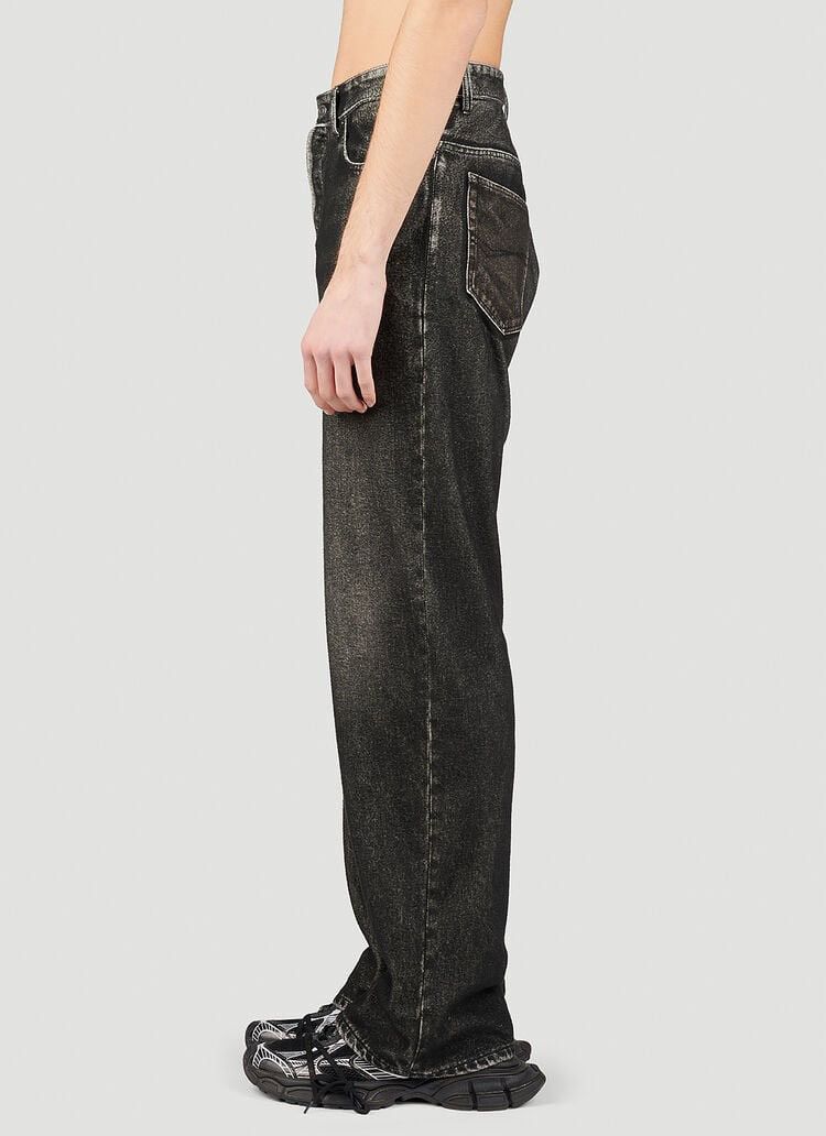Balenciaga Balenciaga Denim Trompe L’Oleil Print Pant Jeans Size US 34 / EU 50 - 3 Thumbnail