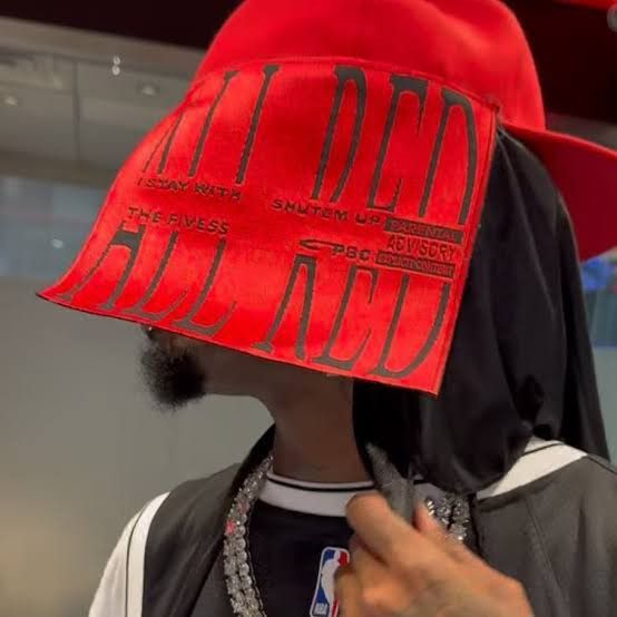 Playboi Carti Playboi Carti ALL RED cap box set | Grailed