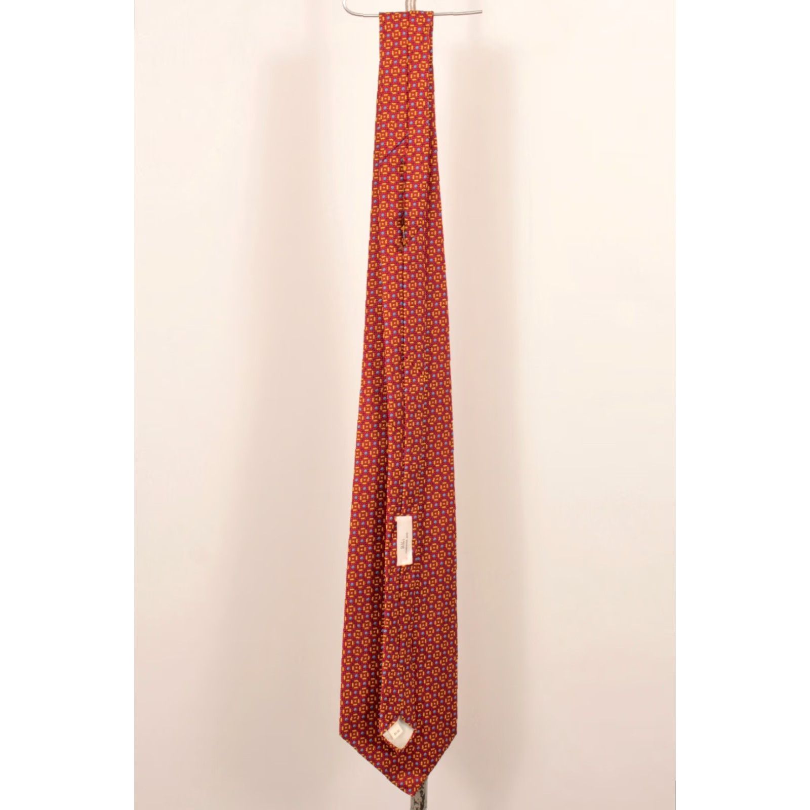 Vintage VINTAGE Quiana NYLON 70s Tie Mens Neck Tie Red Abstract 70s Size ONE SIZE - 4 Thumbnail