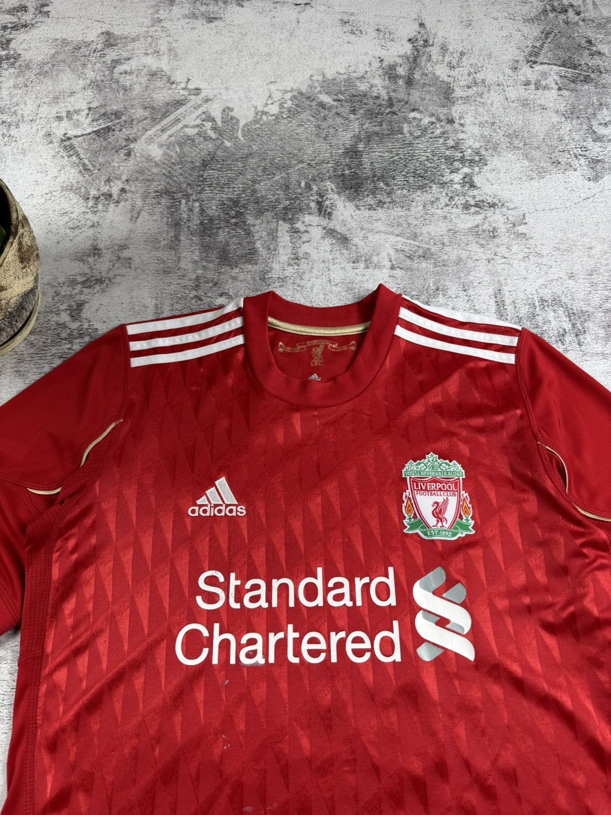 Adidas #10 Joe Cole LFC Liverpool 2010 2012 Men’s Medium Size Soccer Football T Shirt Jersey Size US M / EU 48-50 / 2 - 8 Thumbnail
