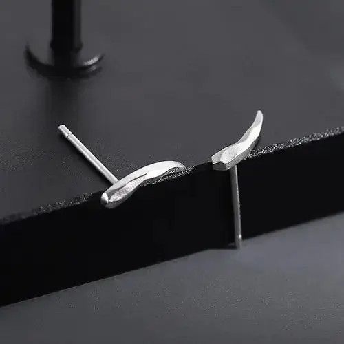 Other × Sterling Silver 925 Silver Plated Small Mini Stud Earrings for Men Women Size ONE SIZE - 4 Thumbnail