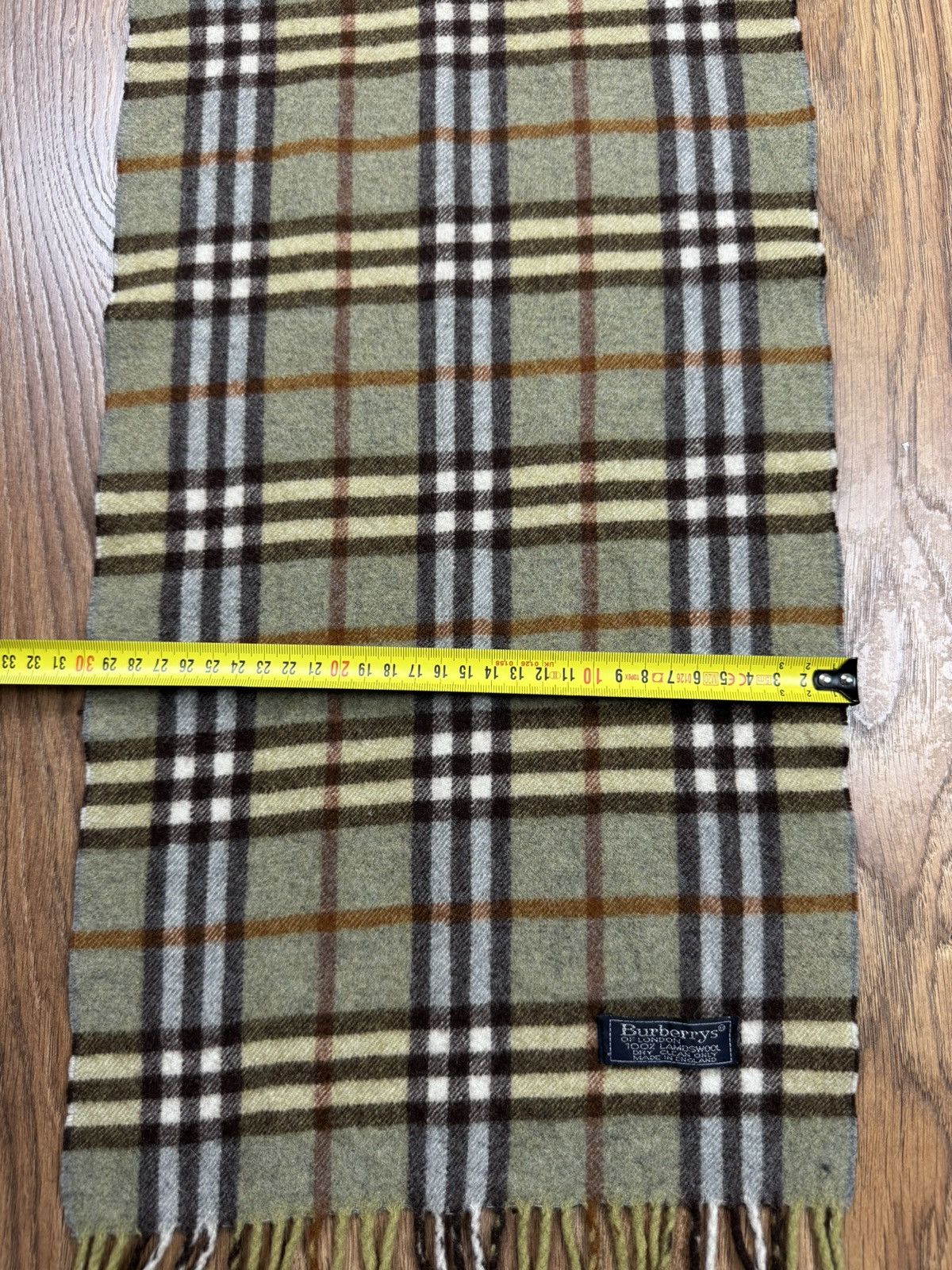 Burberry Vintage wool scarf Burberry’s 90s original luxury item Size ONE SIZE - 3 Thumbnail