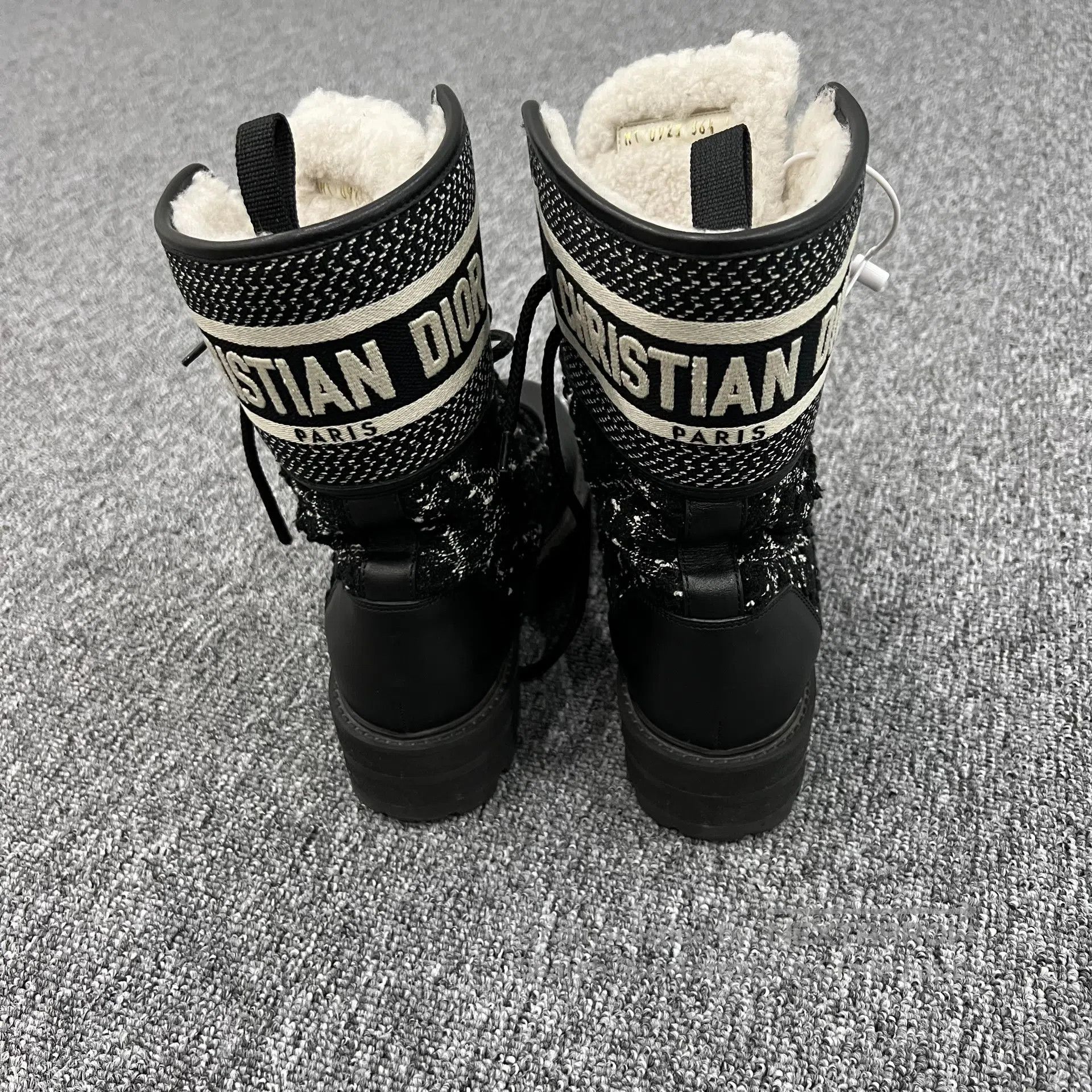 Dior Dior Checkered heavy woolen boot with lining and mid-calf Size US 6 / IT 36 - 3 Thumbnail