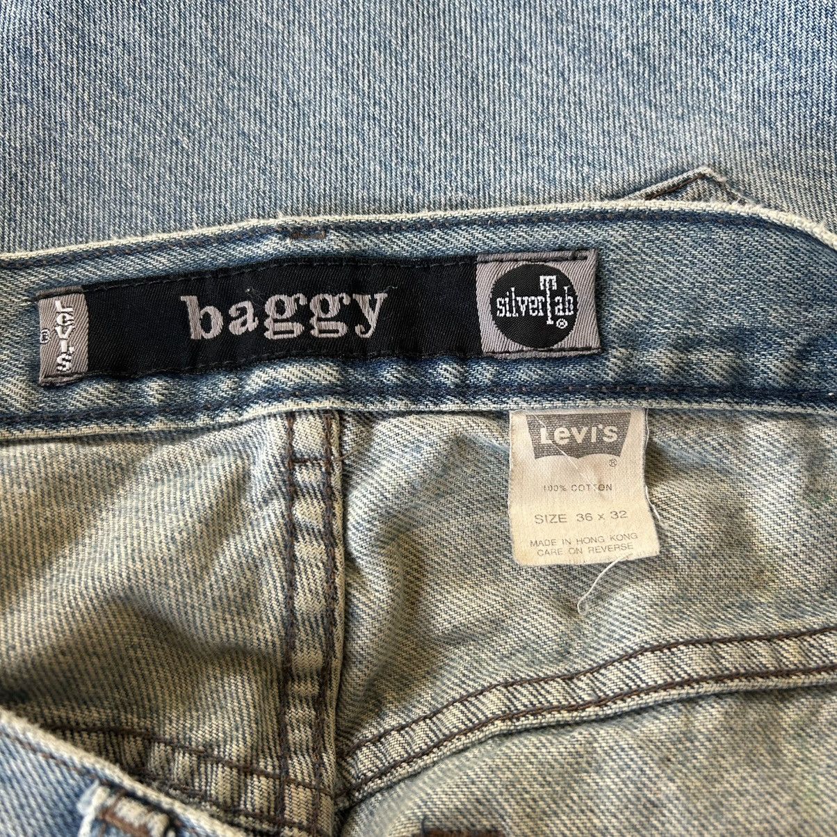 Levi's Vintage Levi's SilverTab Baggy Jeans Size US 36 / EU 52 - 6 Thumbnail