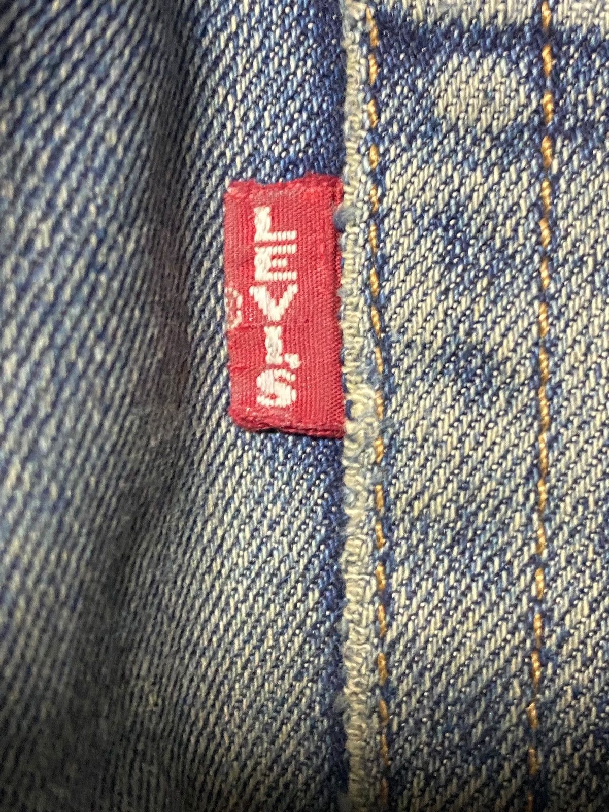 Levi's Vintage Clothing Levis 502 Y2K Big E Blue Wash Distressed Slim Fit Jeans Size US 31 - 12 Thumbnail