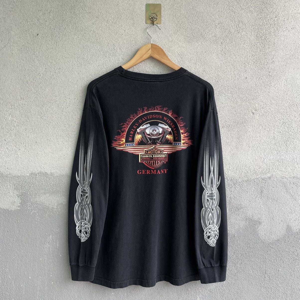 Harley Davidson Vintage Harley Davidson Tribal Tee Shirt Size US L / EU 52-54 / 3 - 2 Thumbnail