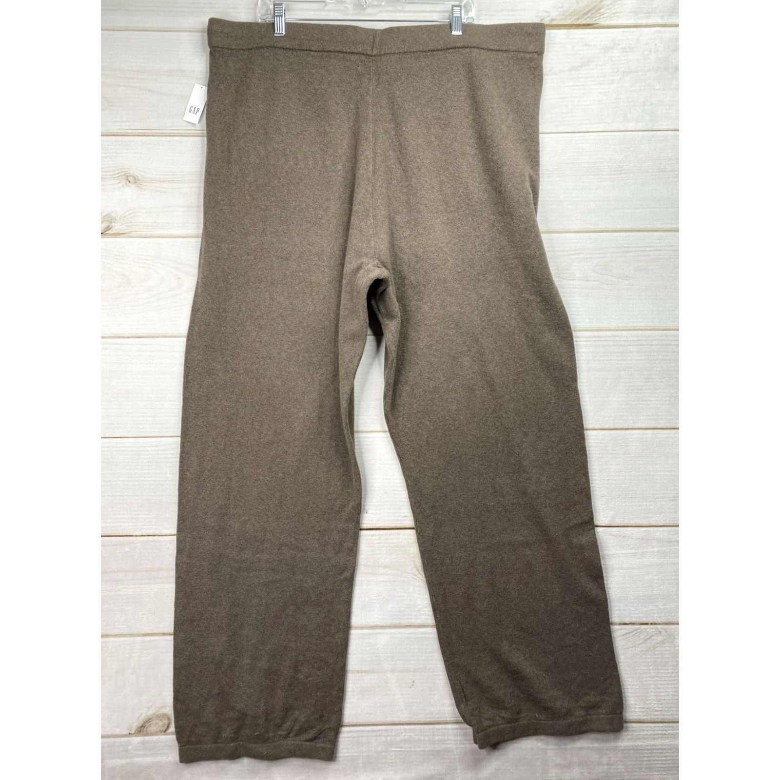 Gap Gap Pants Wide-Leg Pull On With Pockets Brown XXL Tall Womens Knit Sweater Pants Size XXL / US 16-18 / IT 52-54 - 7 Thumbnail