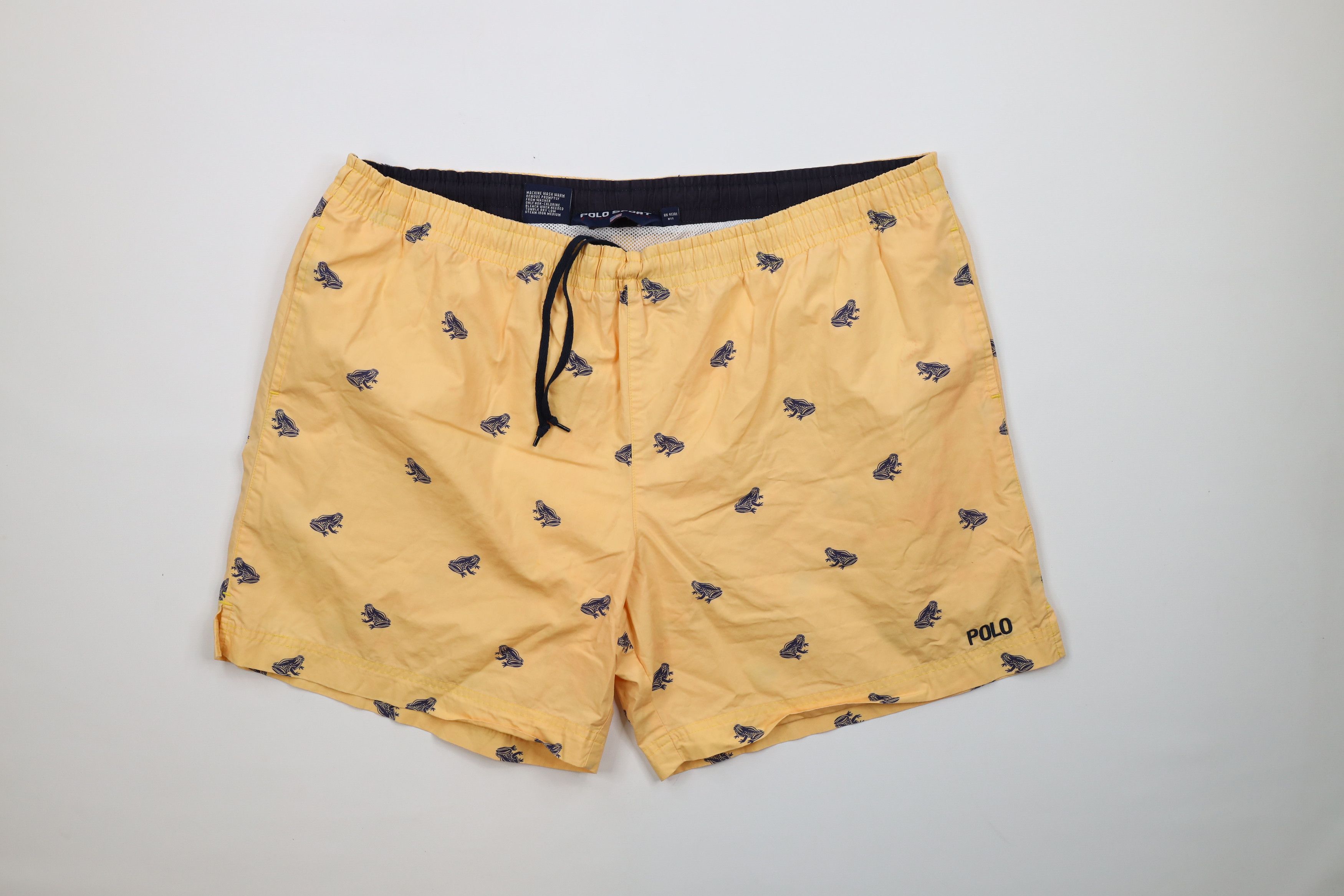 image of 90's Polo Sport Ralph Laurent Print Lined Shorts, Men's (Size 36)