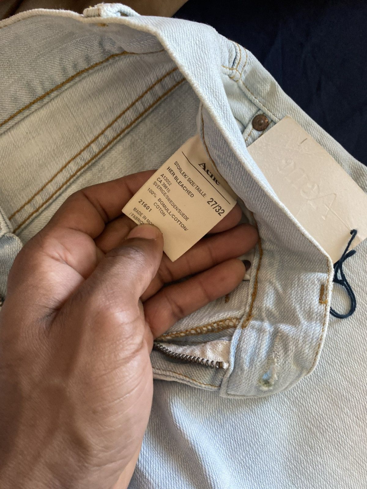 Acne Studios Vintage Acne Jeans Herb Bleached Denim – 27/32 Size US 27 - 2 Thumbnail