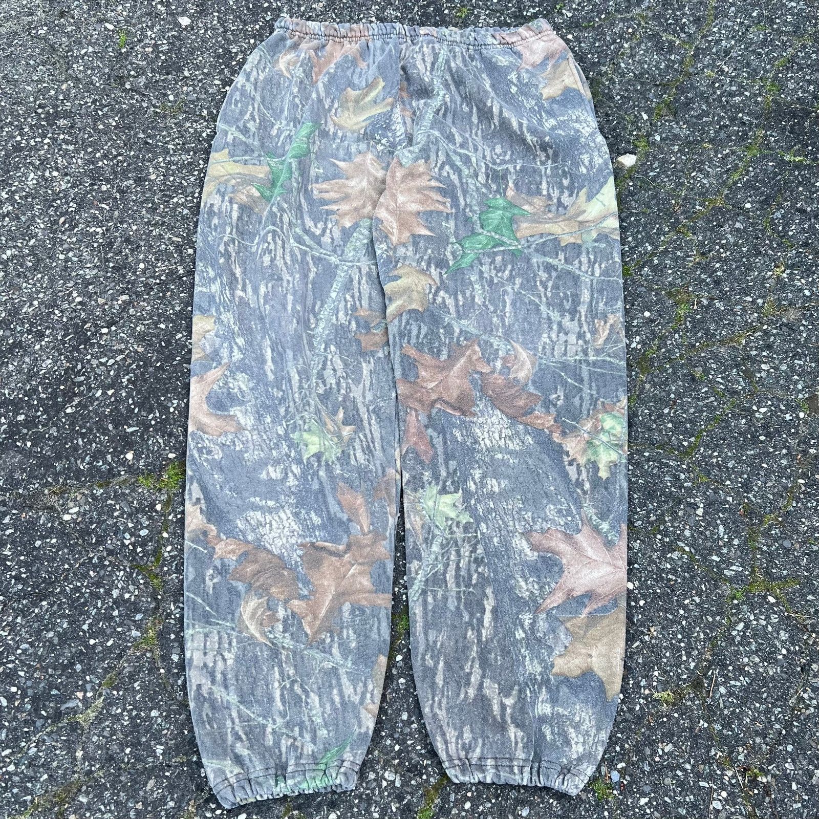 Vintage realtree jerzees camo essential blank sweatpants