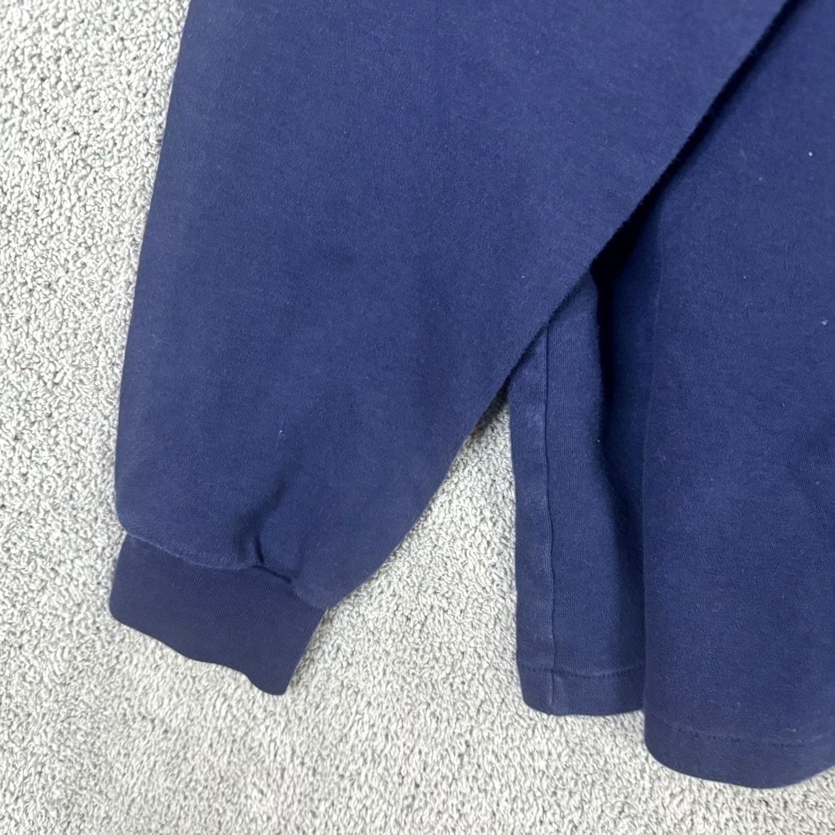 Eddie Bauer VINTAGE Eddie Bauer Shirt Mens LT Blue Mock Neck Long Sleeve Made USA Cotton Size US L / EU 52-54 / 3 - 2 Thumbnail