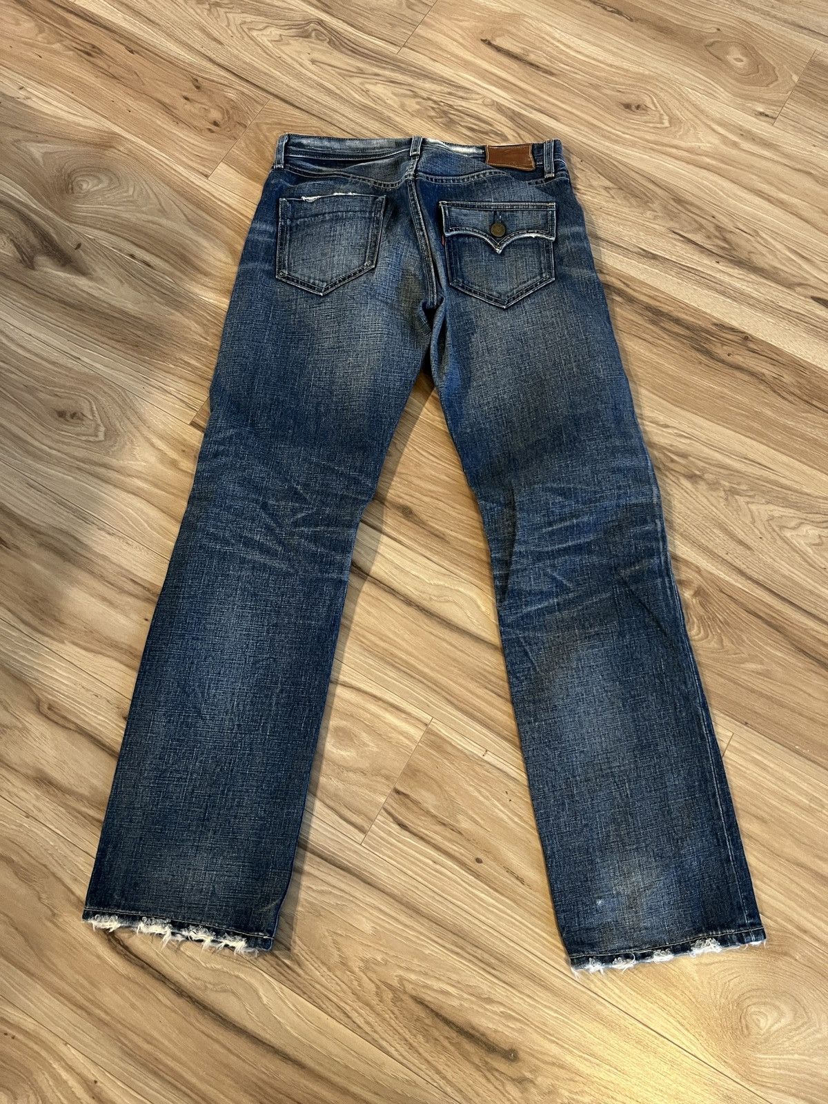 Levi's Vintage Levi Sky Blue Selvedge Denim 501XX Made in Japan Size US 30 / EU 46 - 9 Thumbnail