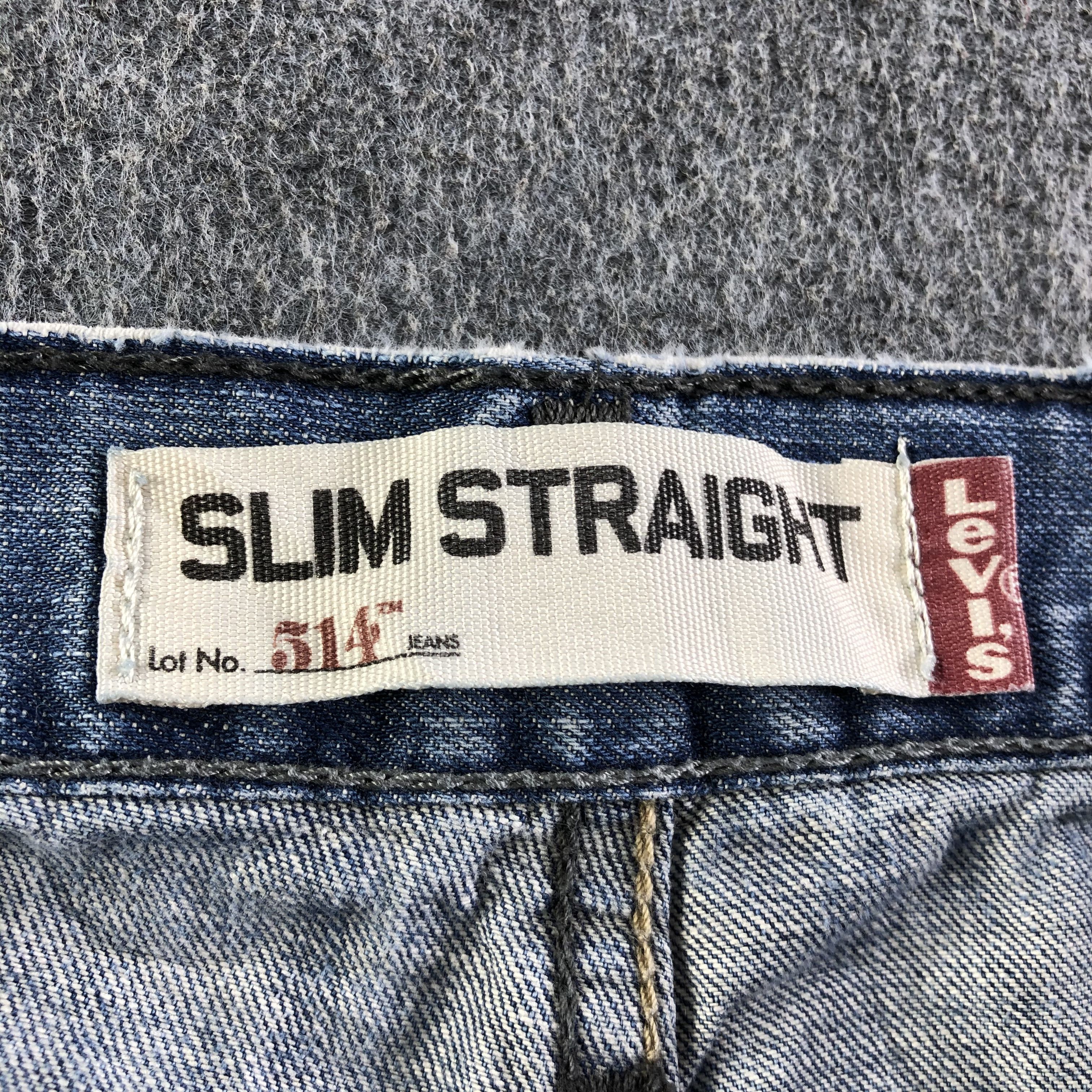 Levi's Vintage Blue Wash Levis 514 Jeans-J4175 Size US 35 - 10 Thumbnail