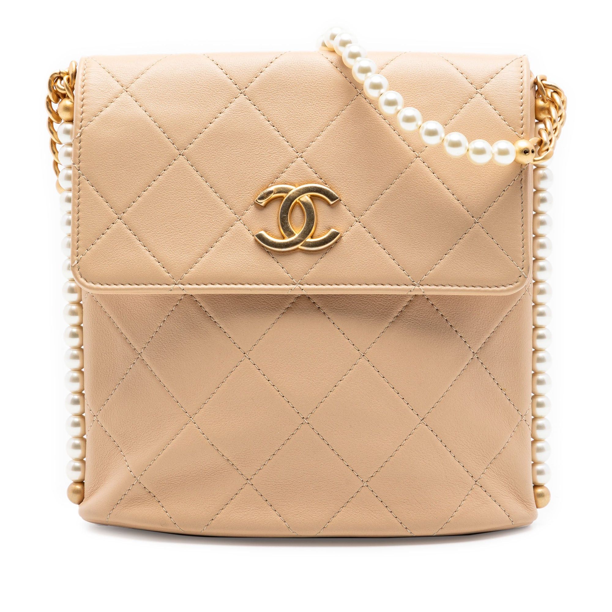 Chanel Small Quilted Calfskin About Pearls Hobo Size ONE SIZE - 1 Thumbnail