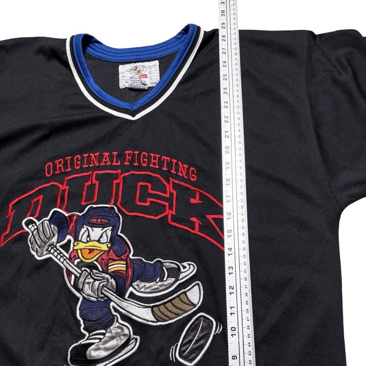 Starter 90s Starter Mickey & Co Jersey Mens L Black Fighting Duck Size US L / EU 52-54 / 3 - 4 Thumbnail