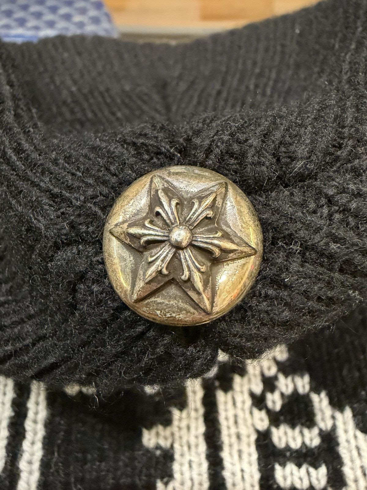 Chrome Hearts Chrome Hearts Big Daddy Cashmere Beanie - Black Size ONE SIZE - 3 Thumbnail