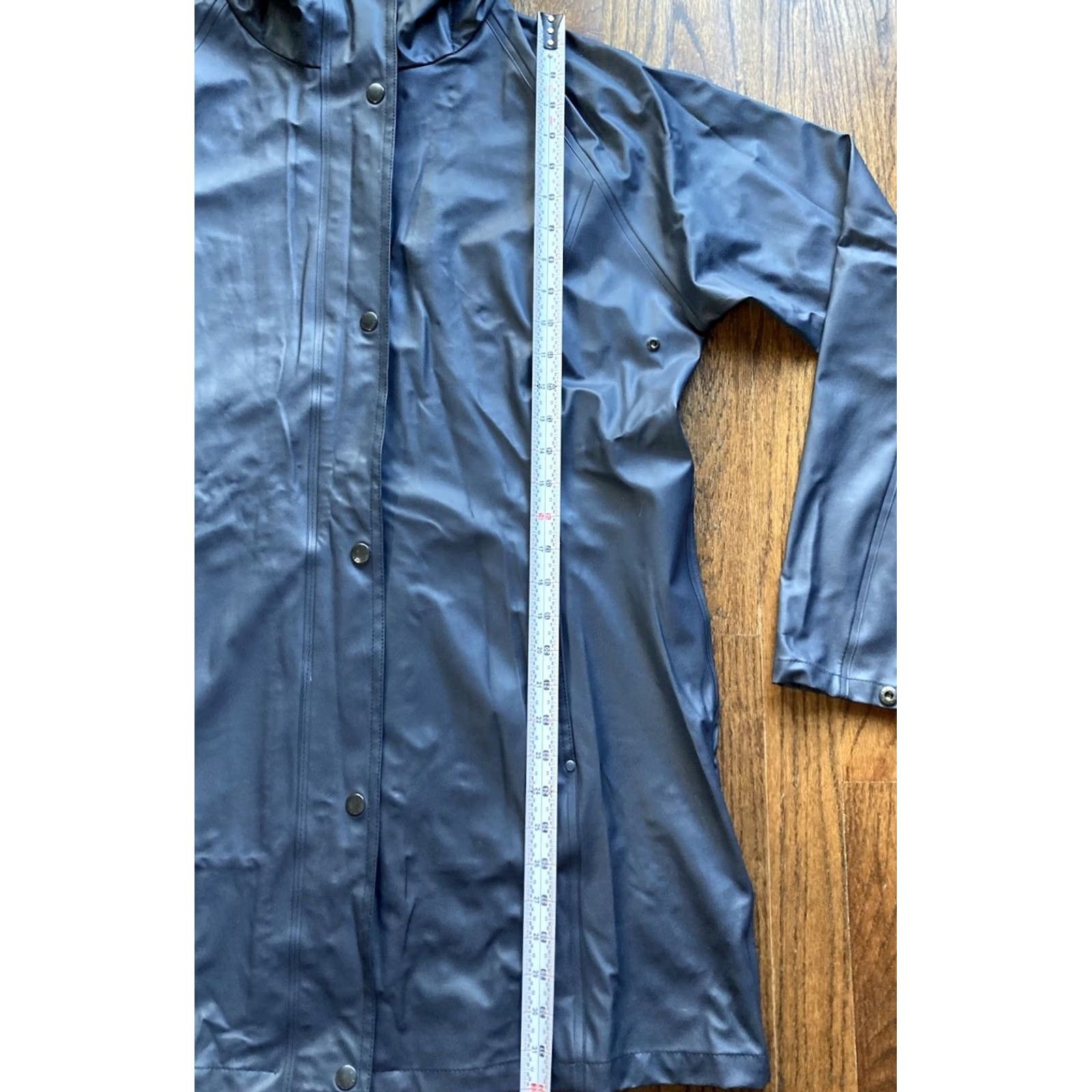 Ilse Jacobsen ILSE JACOBSEN RAINCOAT Womens Coat Hooded Navy Blue Blue RAIN87 Size 2 EU 42 US 2- Men? No Girls? Size XS / US 0-2 / IT 36-38 - 6 Thumbnail