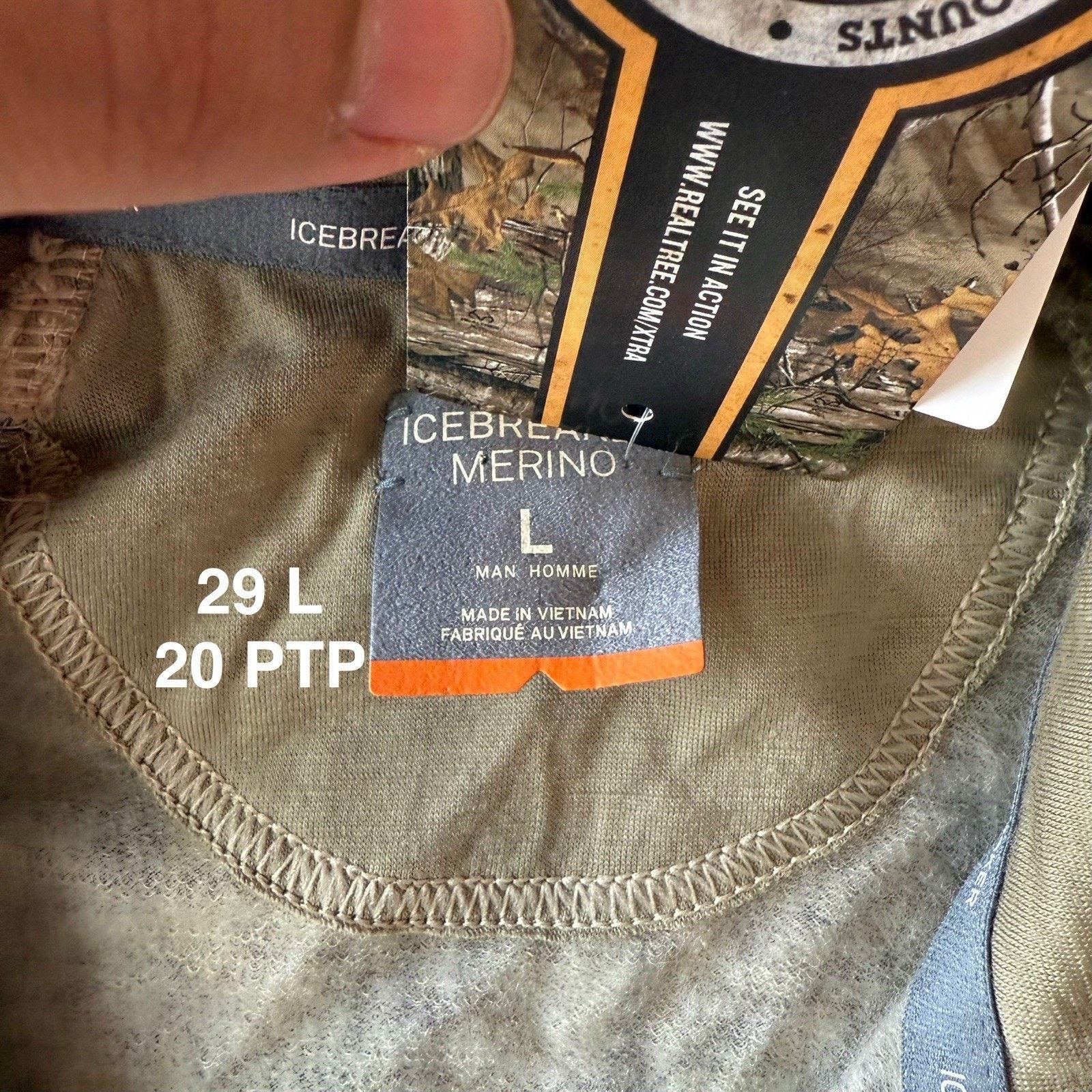 Icebreaker Icebreaker Sierra Jacket L Multicolor Real Tree Camouflage Size US L / EU 52-54 / 3 - 8 Thumbnail
