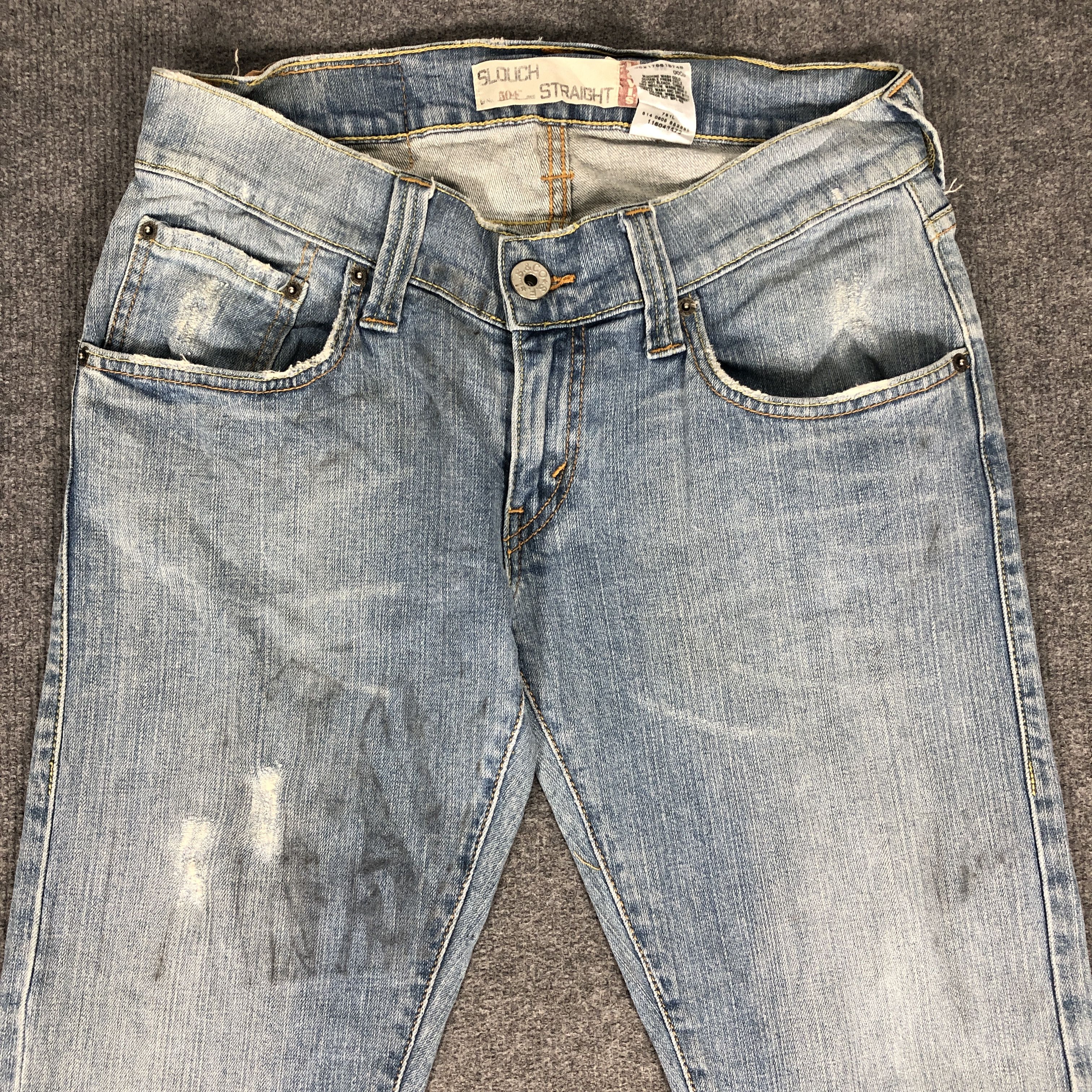 Levi's × Vintage Womens Vintage Levis 504 Jeans Slouch Straight L1104W Size 32" / US 10 / IT 46 - 2 Thumbnail