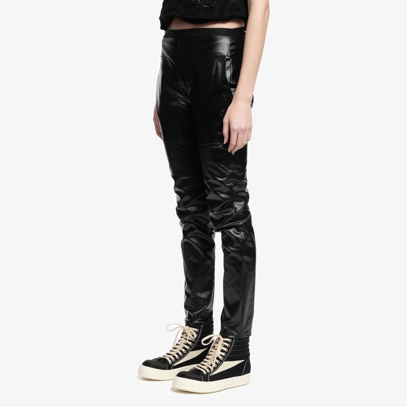 Rick Owens o1y0126 Denim Pant in Black Size 27" / US 4 / IT 40 - 2 Thumbnail