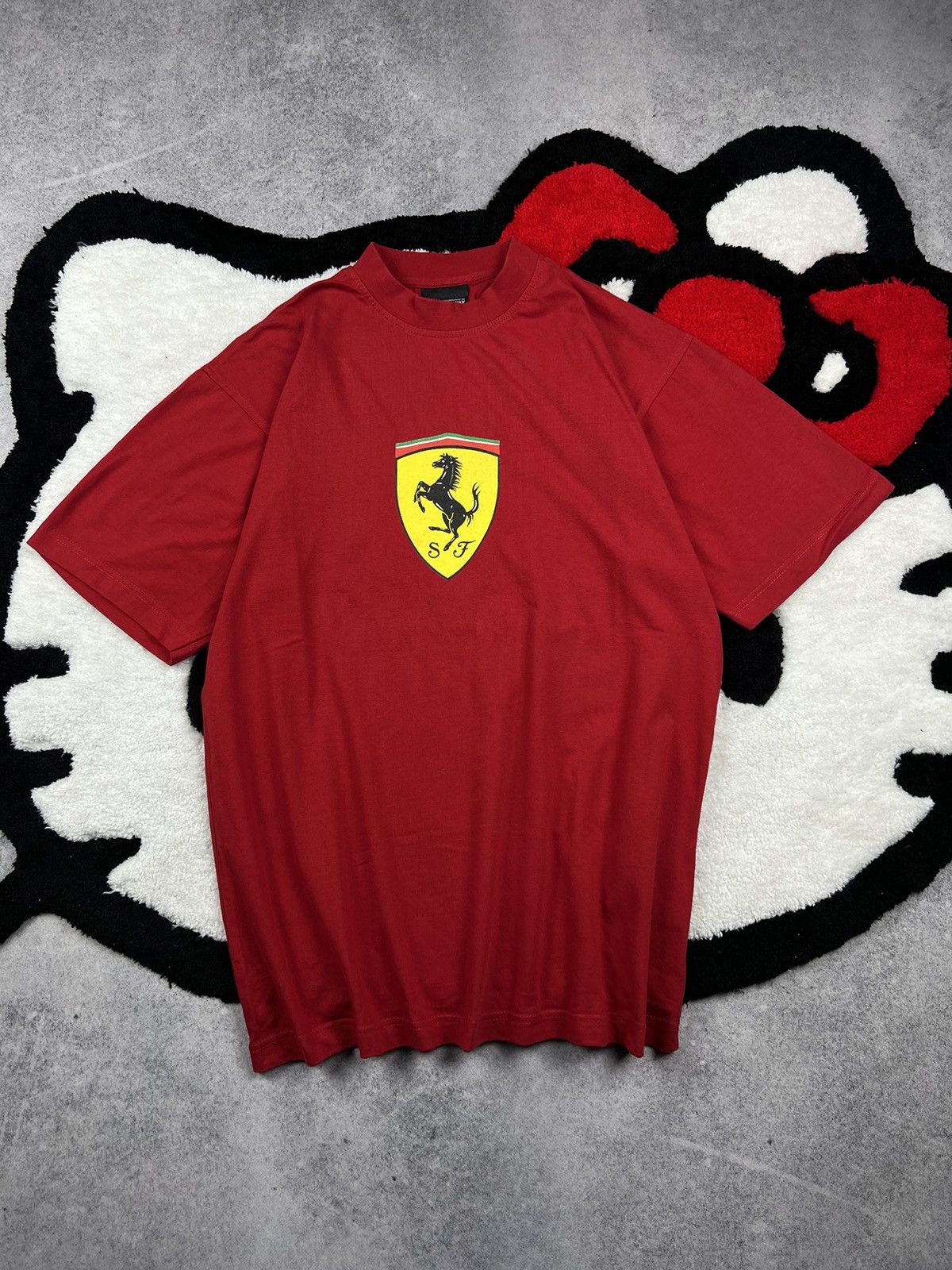 Vintage Y2K Vintage Racing Ferrari F1 1999 Big Logo Oversized Tee Size US M / EU 48-50 / 2 - 1 Thumbnail