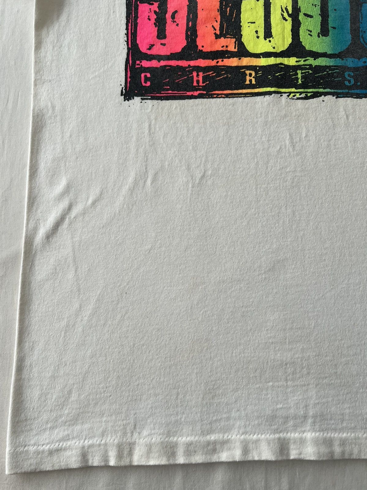Vintage Vintage 90s Property of Jesus Christ White T-shirt Size US L / EU 52-54 / 3 - 7 Thumbnail