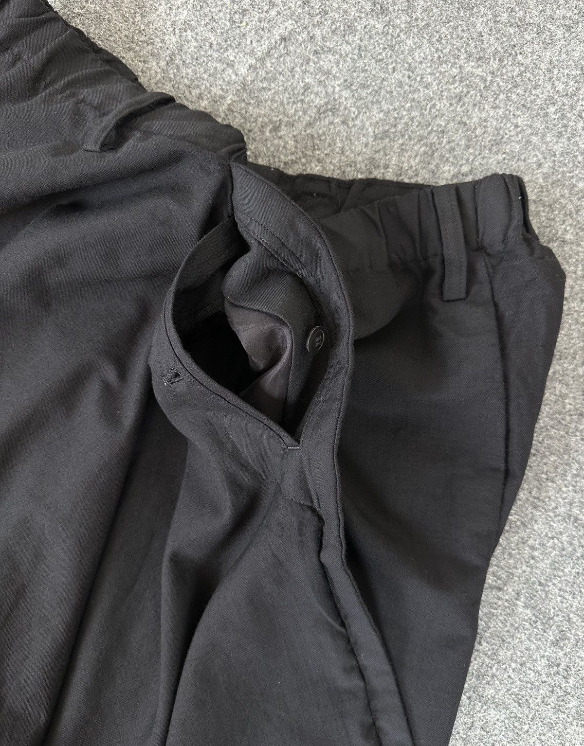 Issey Miyake Issey Miyake - S/S17 Sarouel Asymmetrical Drop Crotch Pants Size US 32 / EU 48 - 6 Thumbnail