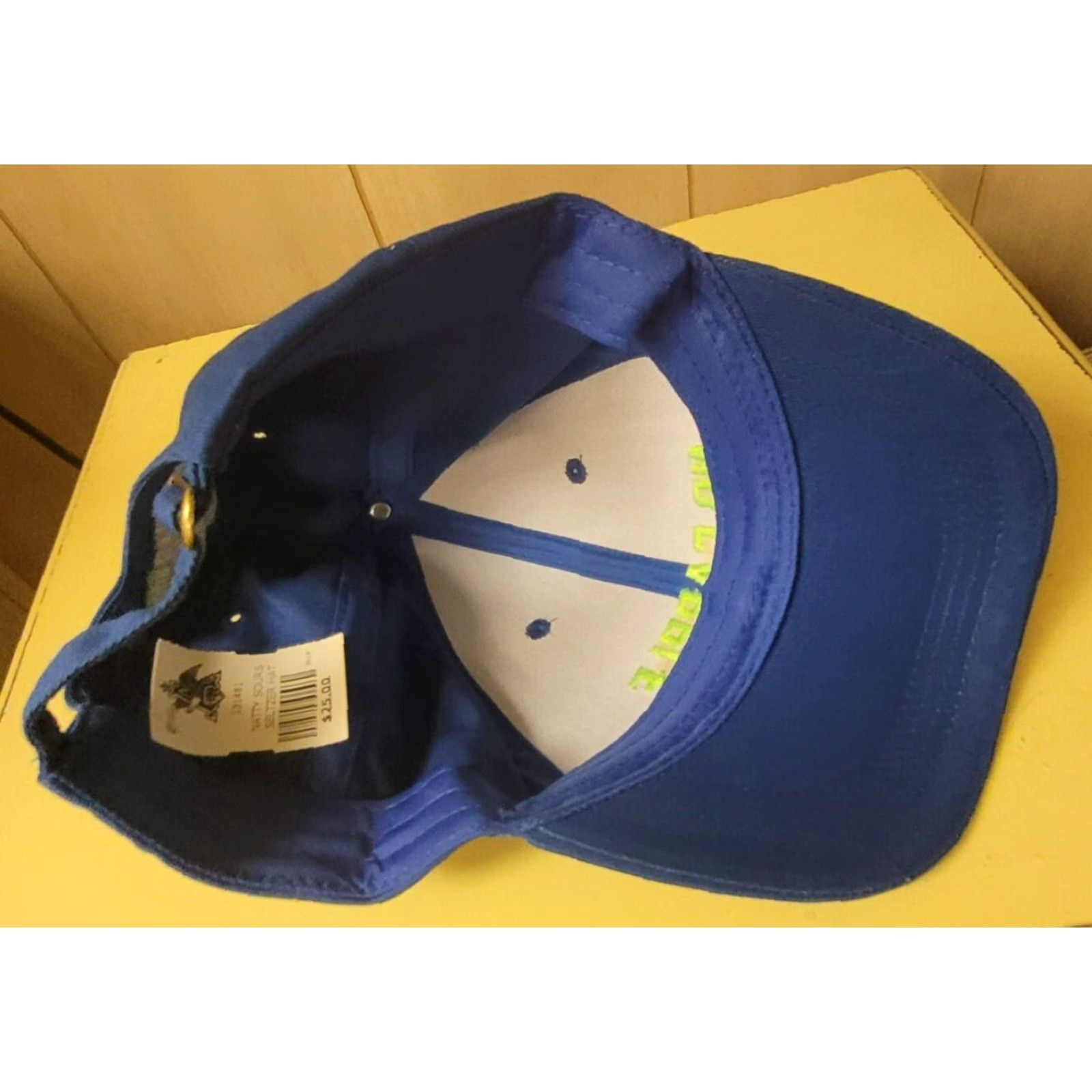 Vintage No Capple Natural Light Sour Seltzer Hat Baseball Cap NWT NEW Apple Unbranded Men Adjustable 100% Cotton Blue Beer Brewing Cap Hat Mens Size ONE SIZE - 3 Thumbnail