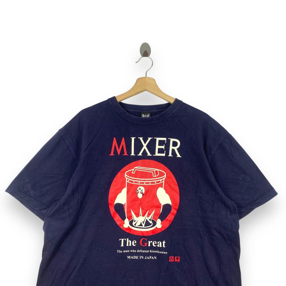 Japanese Brand KINNIKUMAN ANIME MANGA Mixer The Great Tee Shirt Top Size US XXL / EU 58 / 5 - 2 Thumbnail