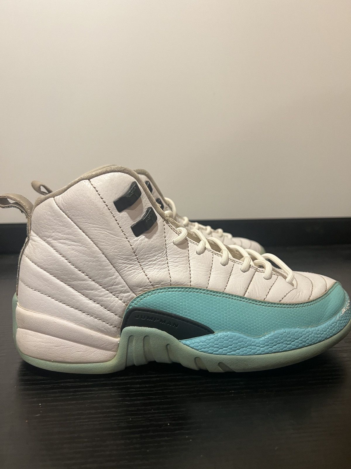 Jordan Brand SIZE 6.5 MEN - Jordan 12 Mid Light Aqua Size US 6.5 / EU 39-40 - 3 Thumbnail