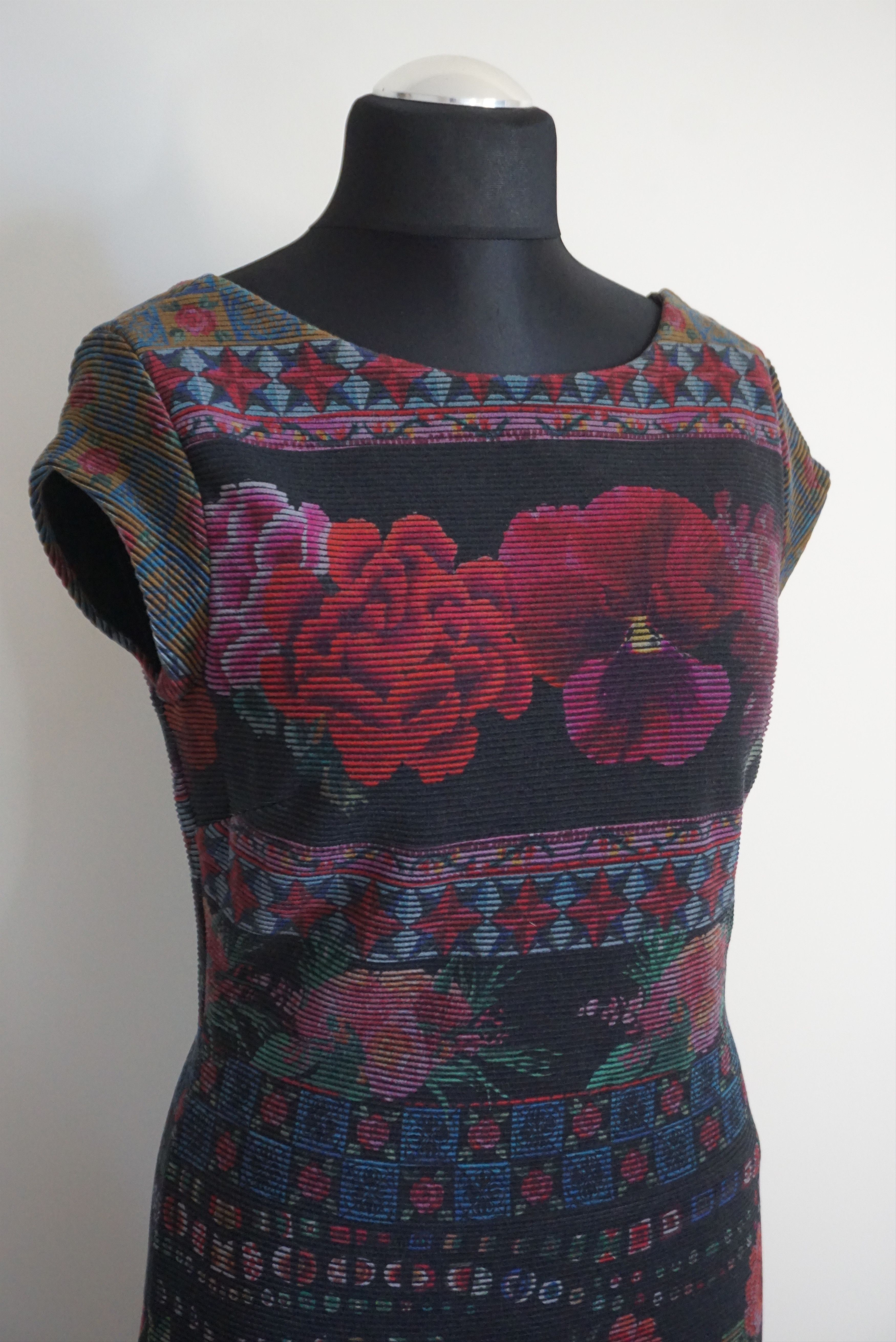 Designer Desigual pencil dress XL 10 12 floral slim fit boho Size XL / US 12-14 / IT 48-50 - 4 Thumbnail