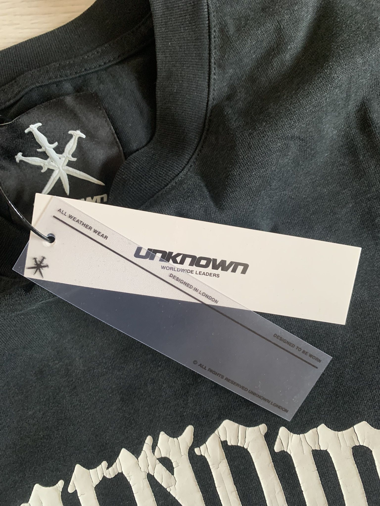 Unknown London Unknown London Gothic Unknown Logo Tee Size US L / EU 52-54 / 3 - 4 Thumbnail