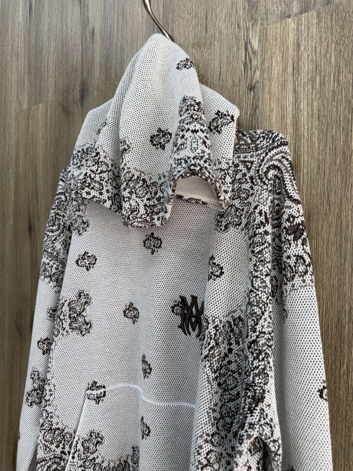 Amiri Amiri Brown Bandana Hoodie Size US M / EU 48-50 / 2 - 3 Thumbnail