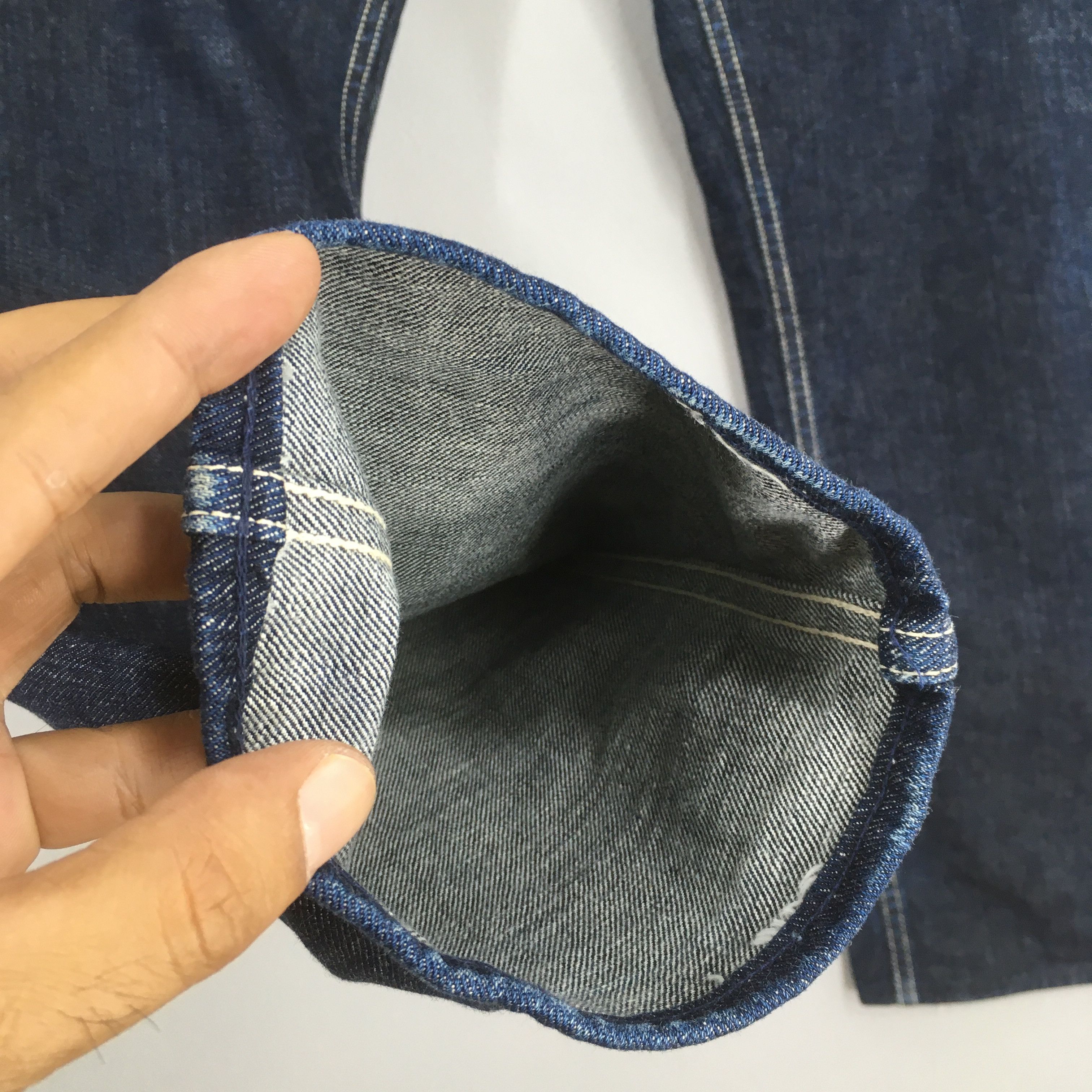 Evisu Size 29x28 Vintage 90s Evisu Daicock Japan Navy Denim S561 Size US 29 - 5 Thumbnail