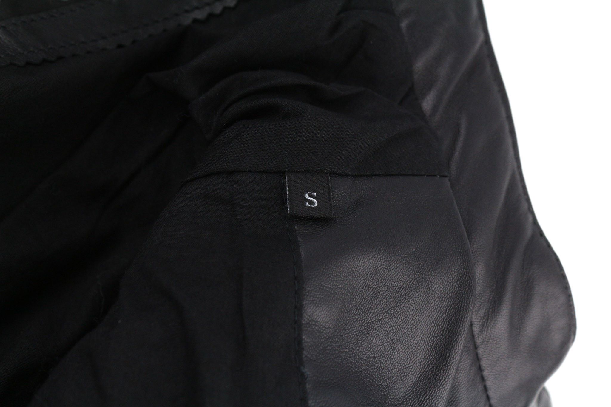 Diesel L-MARTON S Black Leather Band Neck Zip Jacket 81726 Size US S / EU 44-46 / 1 - 8 Thumbnail