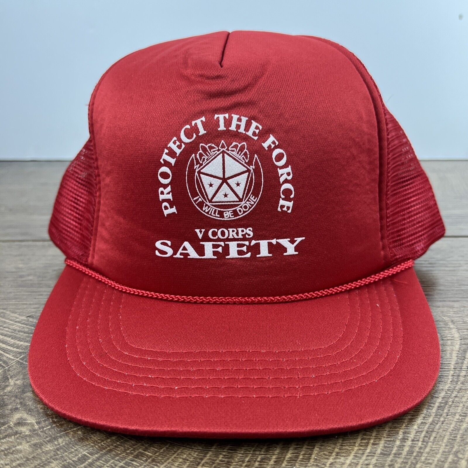Other Protect the Force Hat Safety Hat Snapback Red Adjustable Hat Size ONE SIZE - 4 Thumbnail