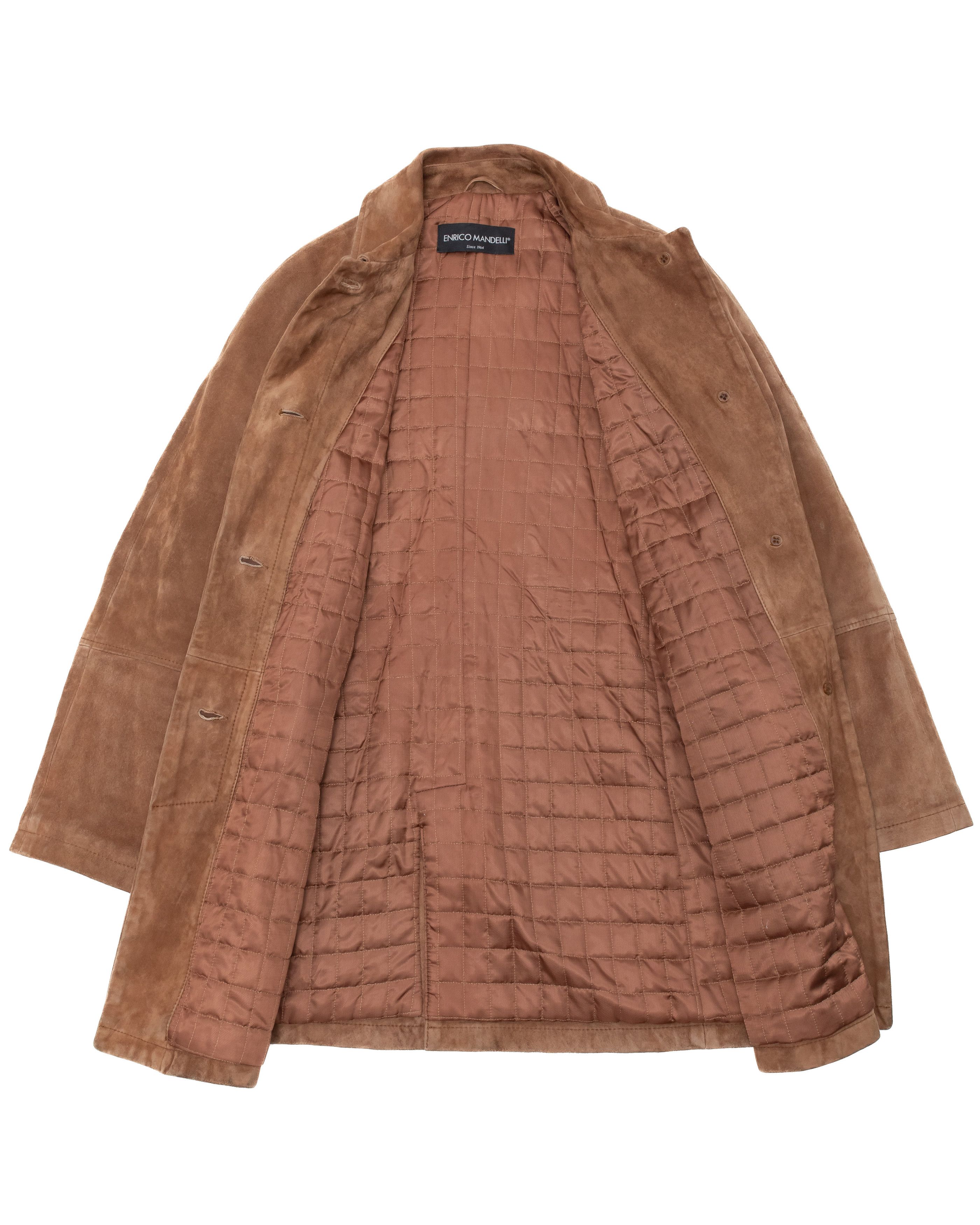 Mandelli ENRICO MANDELLI 2,7k$ Suede Coat Size M / US 6-8 / IT 42-44 - 2 Thumbnail