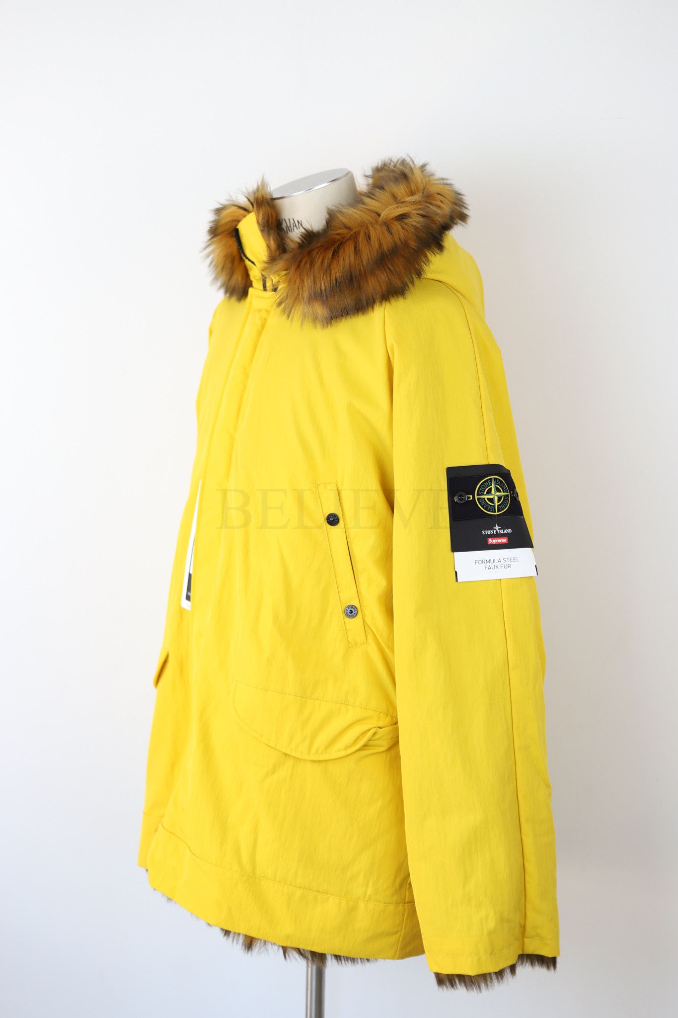 Stone Island STONE ISLAND X SUPREME JACKET FUR DOUBLSIDED RARE YELLOW 368 Size US XL / EU 56 / 4 - 2 Thumbnail