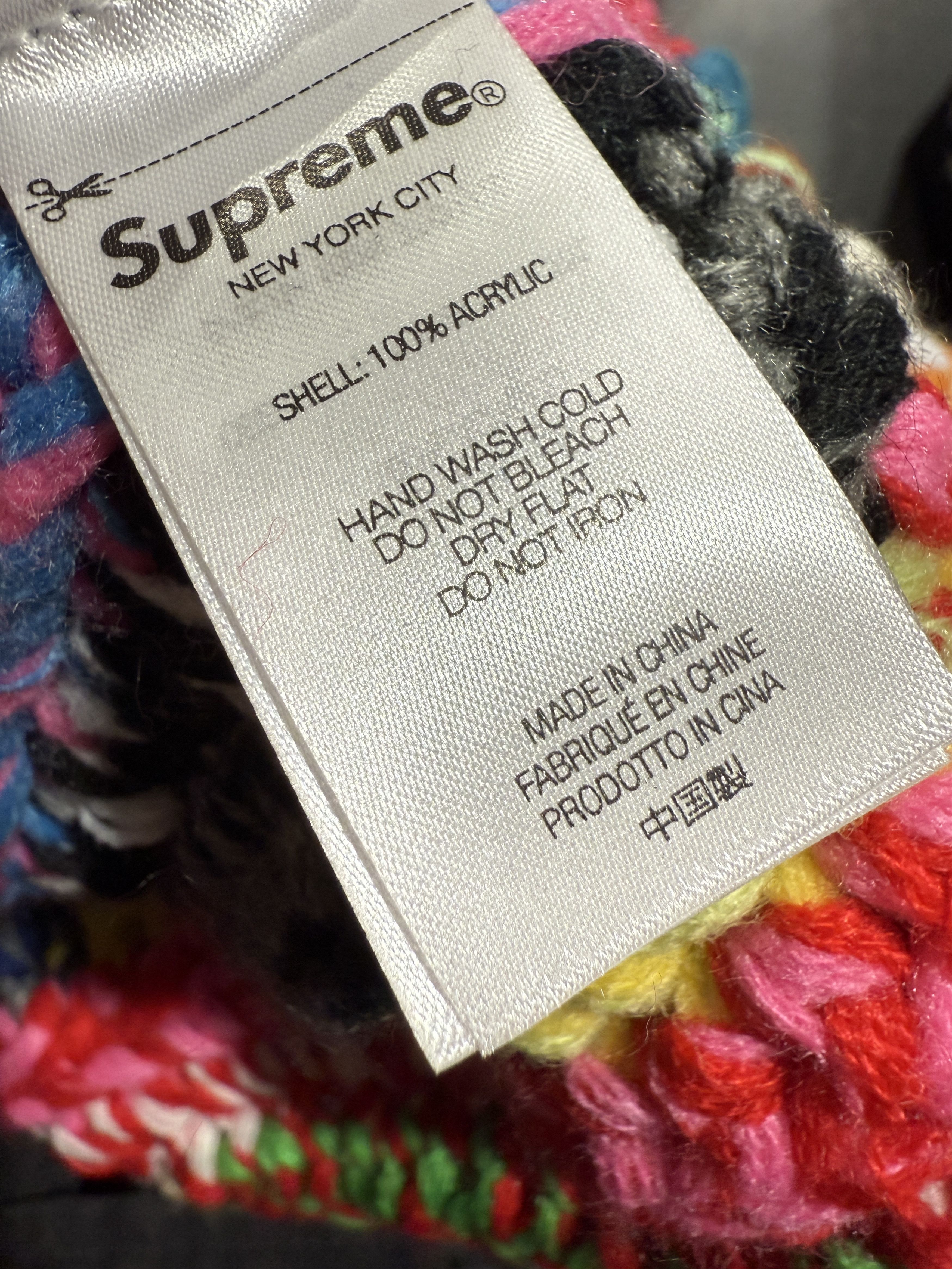 Supreme NEW SEALED Supreme Hand Tied Beanie FW23 Multicolor Size ONE SIZE - 4 Thumbnail