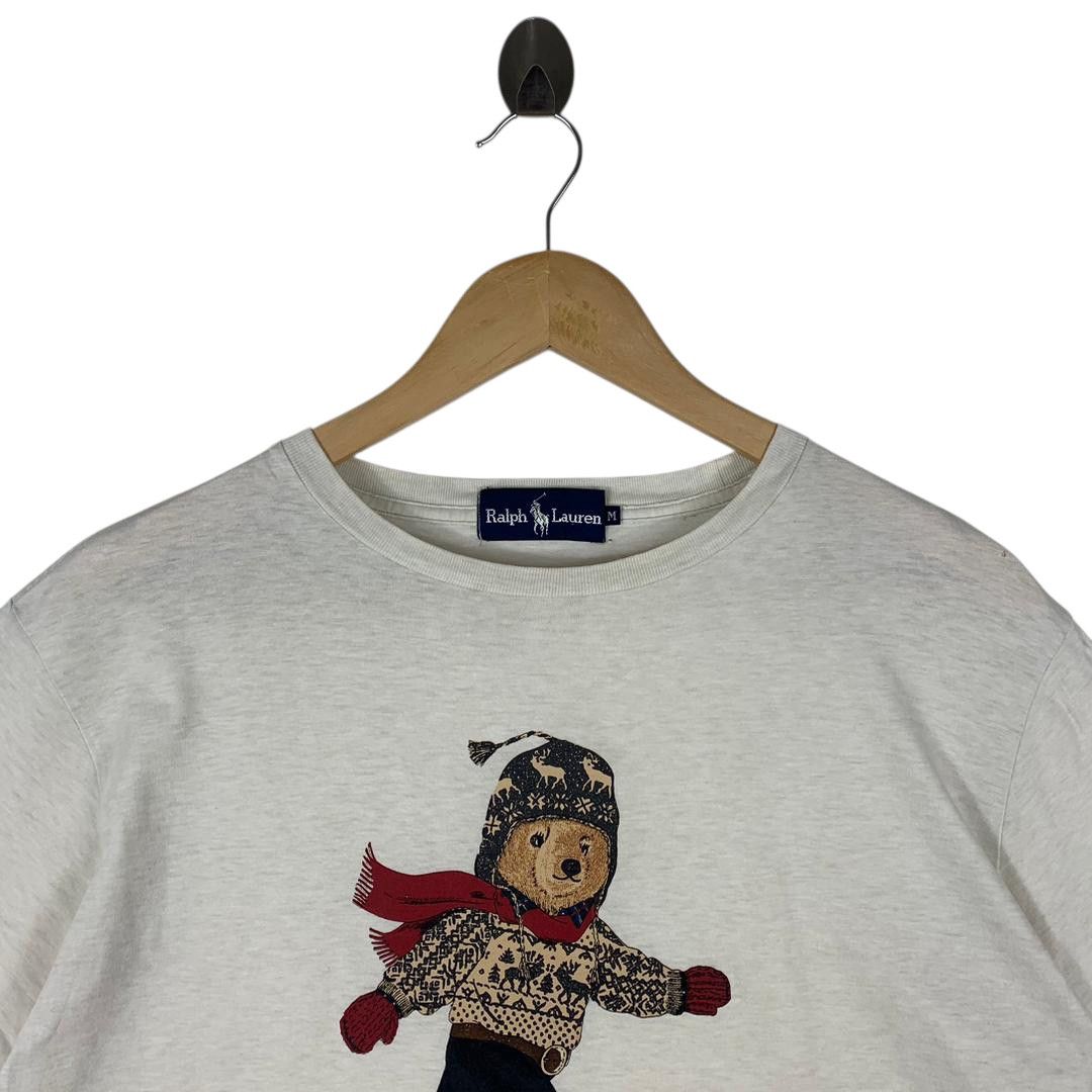 Ralph Lauren Vintage Ralph Lauren Polo Bear "Ice Skating" Tee Size US M / EU 48-50 / 2 - 2 Thumbnail