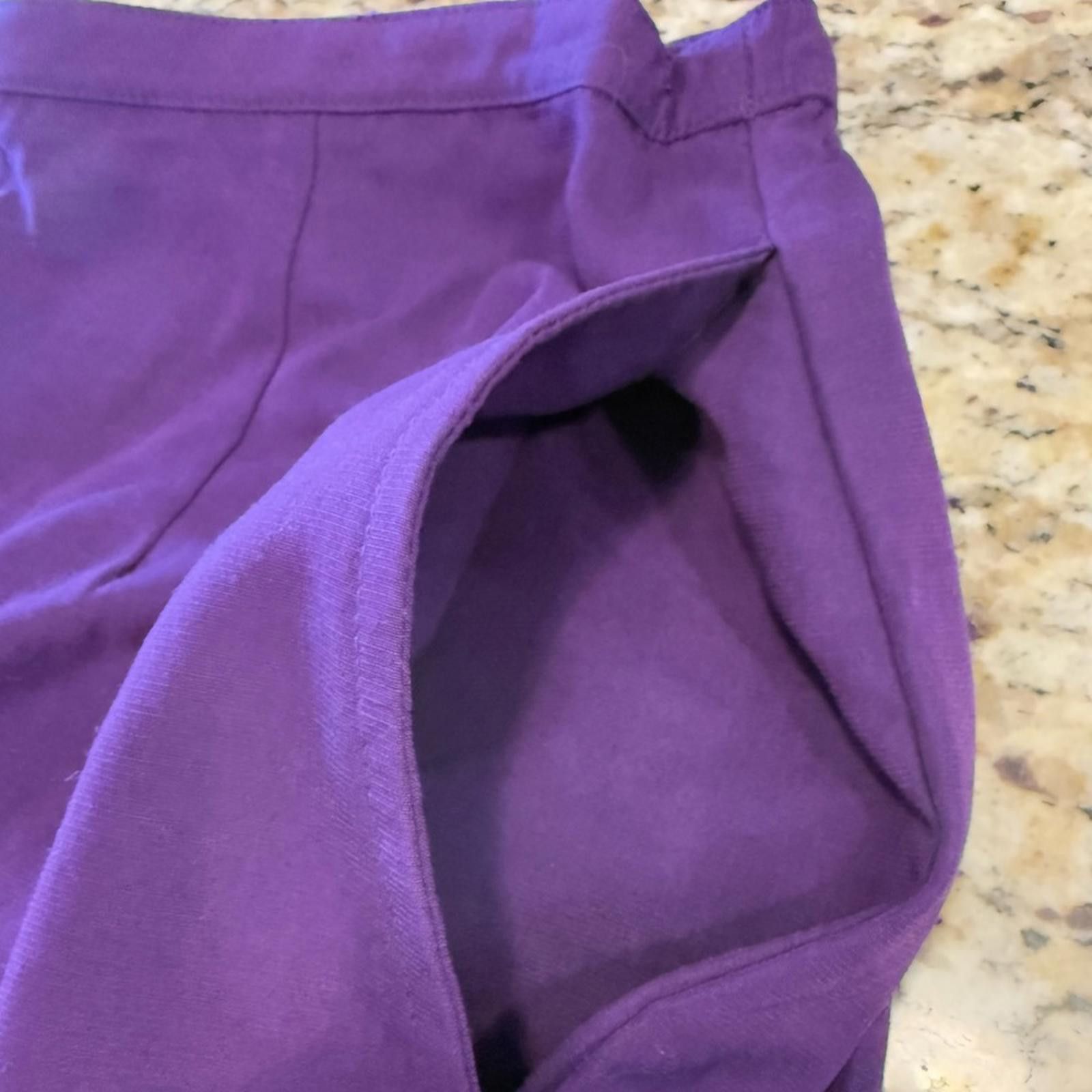 Other Koret vintage purple midi skirt embellishments SZ M Size 32" / US 10 / IT 46 - 3 Thumbnail