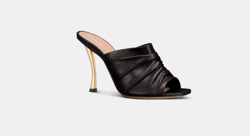 Dior o1w1db11024 D-Fame Heeled Sandals in Black Size US 10 / IT 40 - 2 Thumbnail