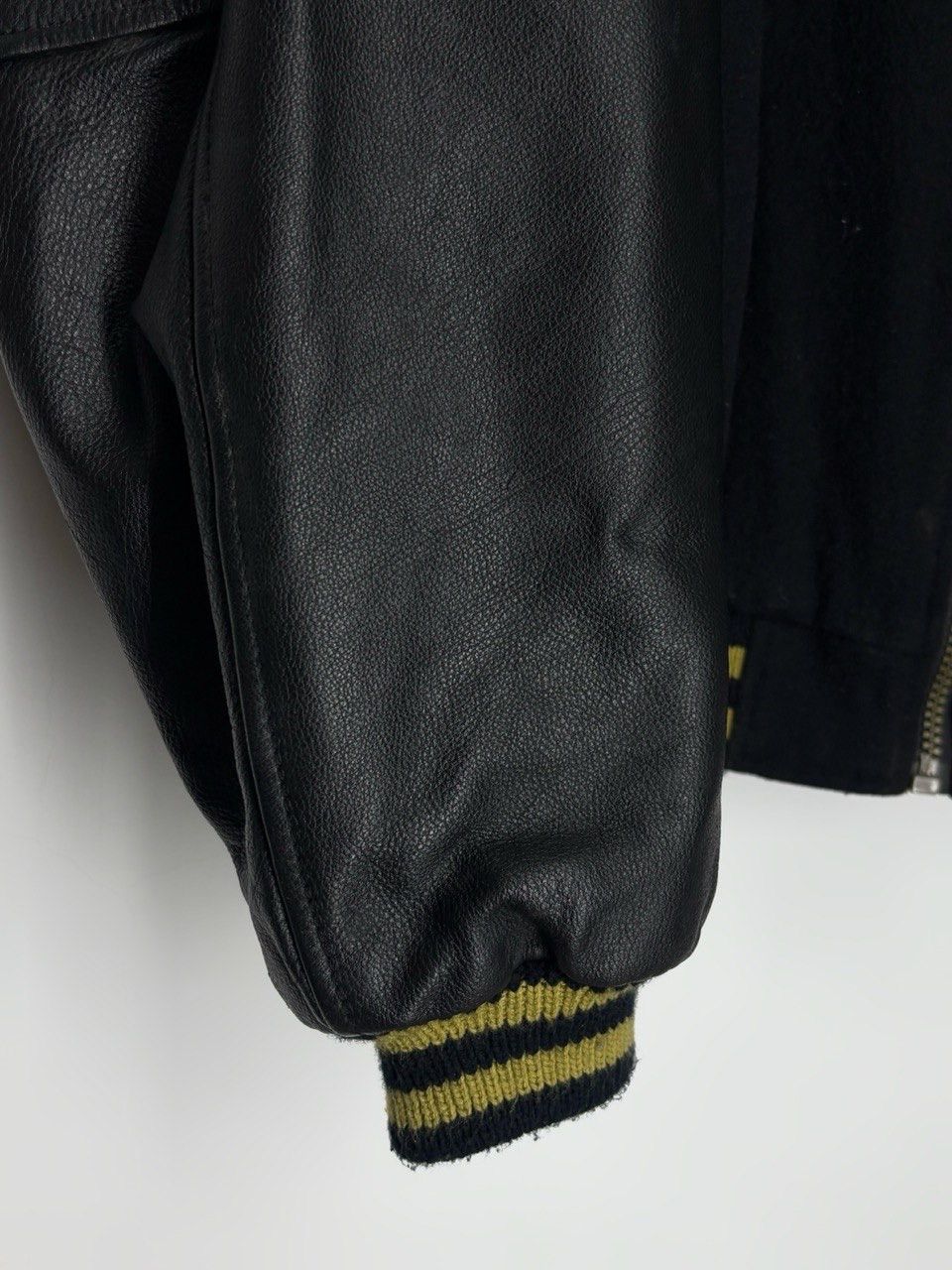 NFL Saints New Orleans Vintage 90s Wool Leather Varsity Jacket Size US XL / EU 56 / 4 - 6 Thumbnail