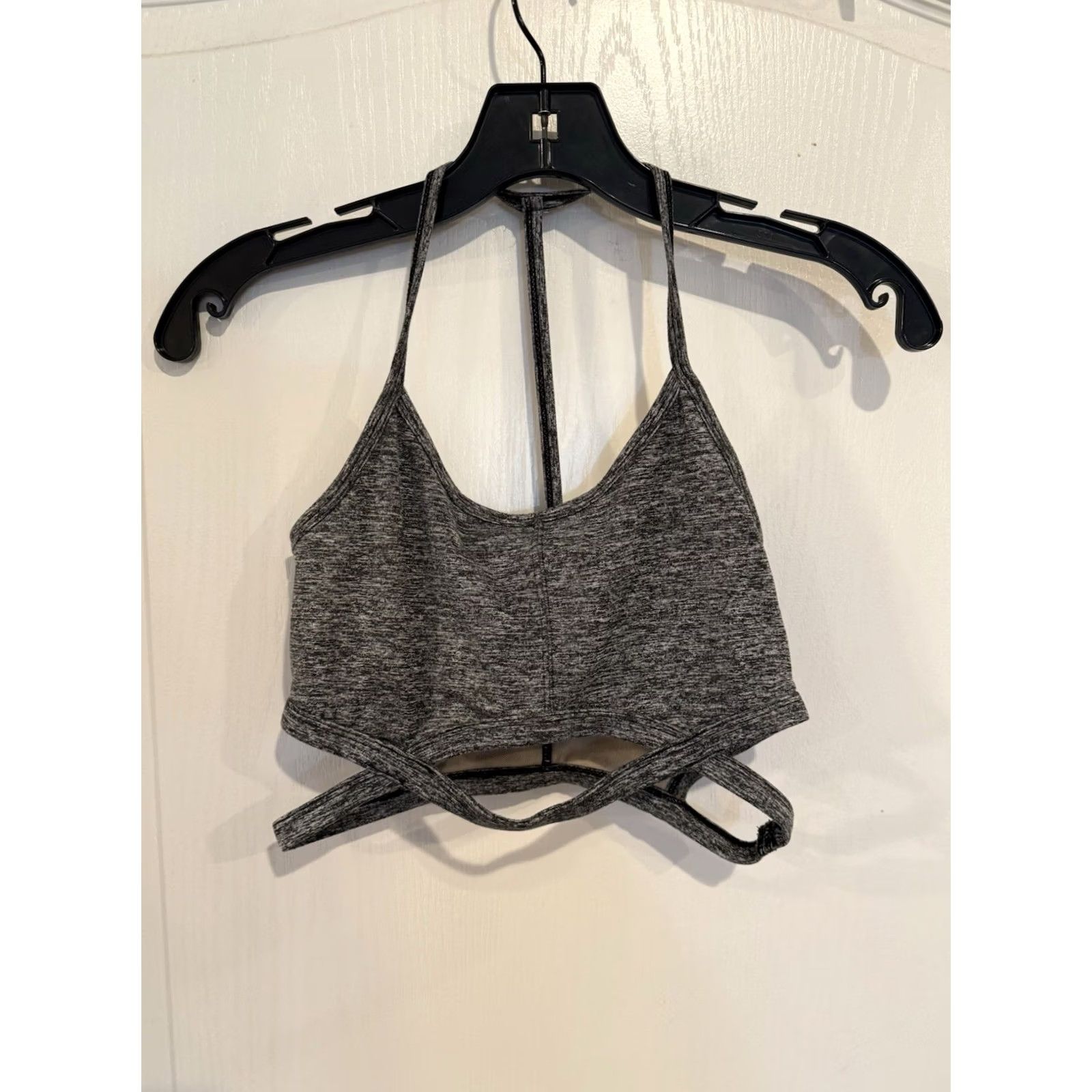 Free People Free People FP Movement Infinity Gray Cutout T Back Sports Bra Size S Womens Activewear Gray Size ONE SIZE - 2 Thumbnail