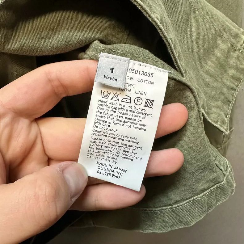 Visvim Green Fishtail Shirt Jacket Size One-2506